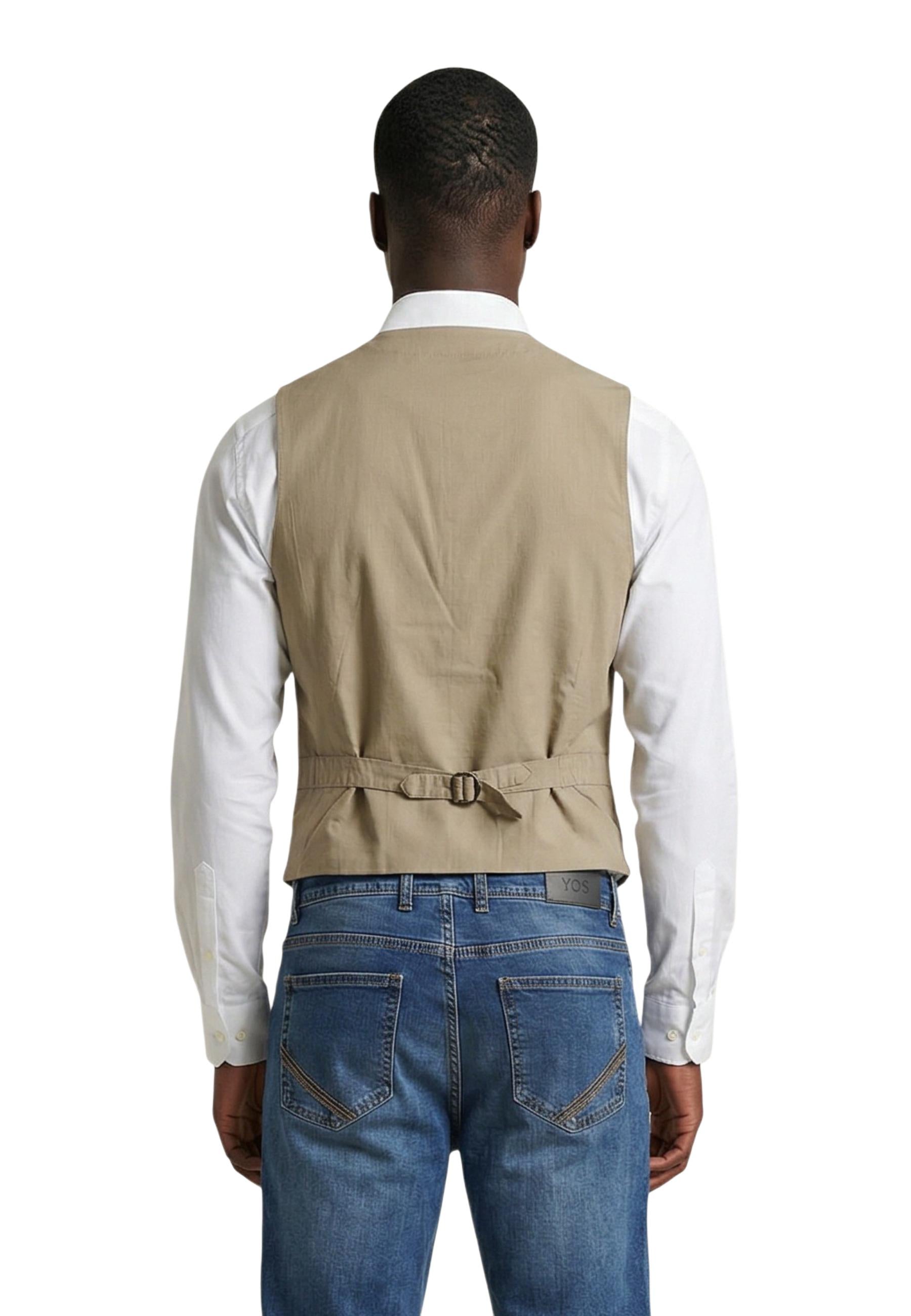 Gianni Lupo Vêtement homme Gilets — beige