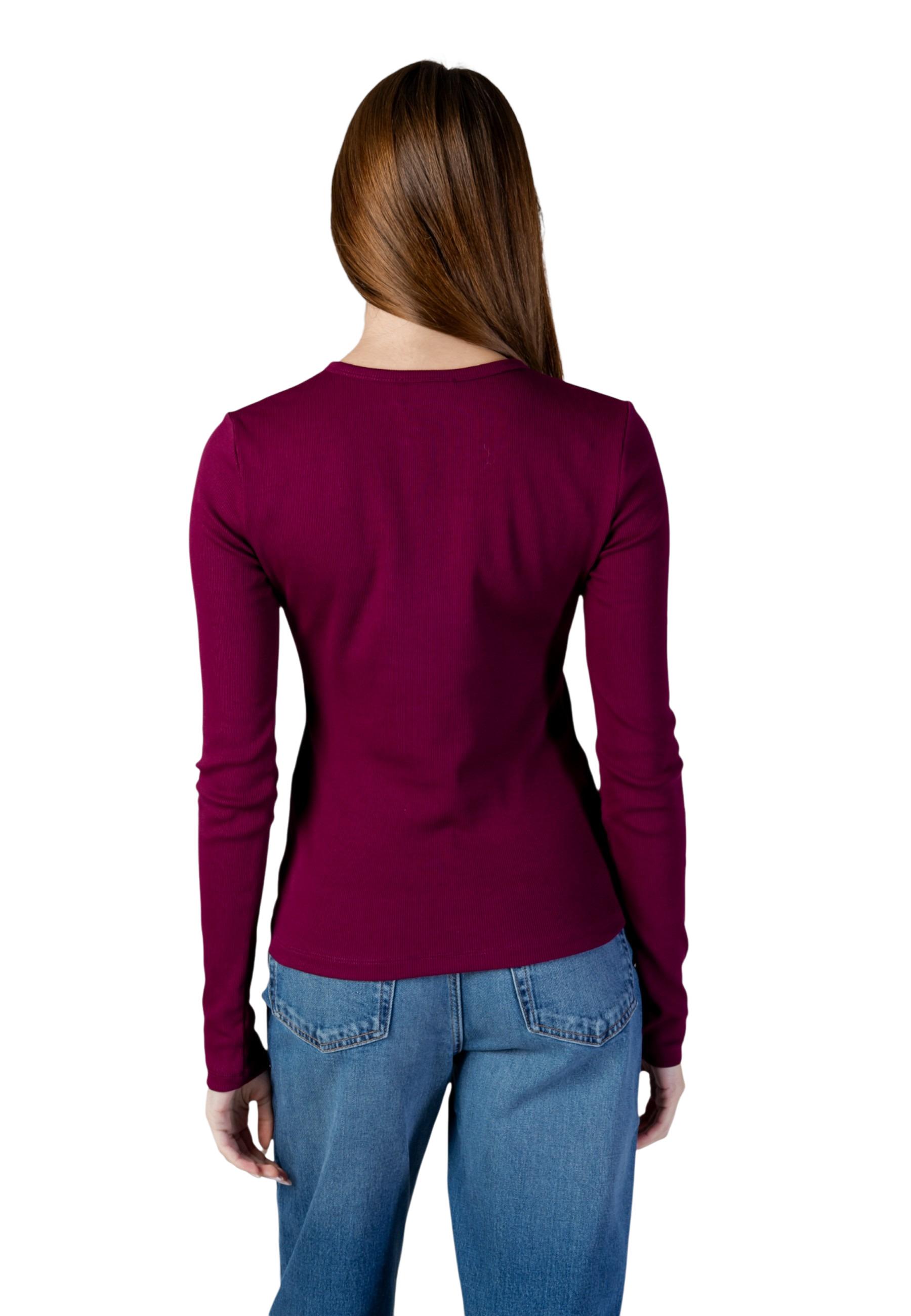 Calvin Klein Jeans T-shirt femme — bordeaux