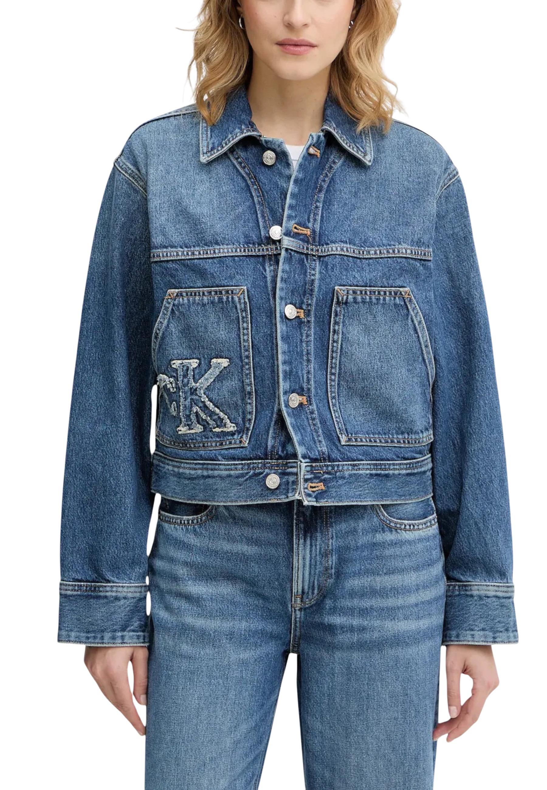 Calvin Klein Jeans Jean femme Jaquettes — blue