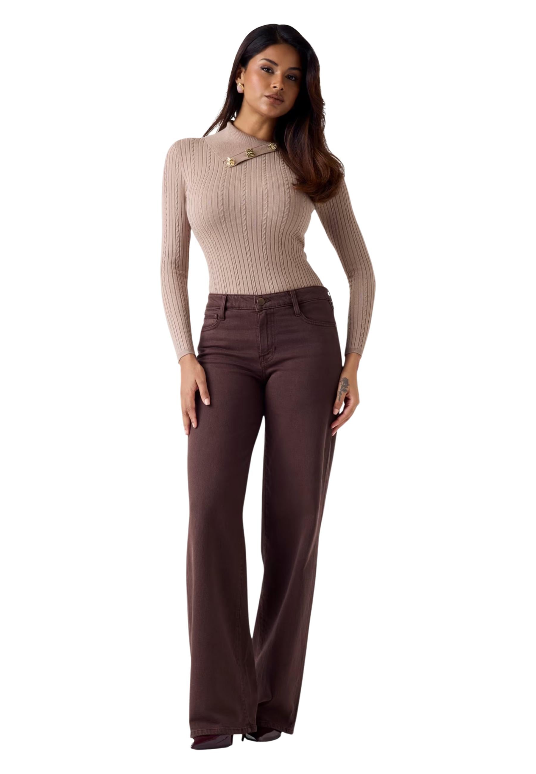 Guess Pantalon femme Pantalons — brown