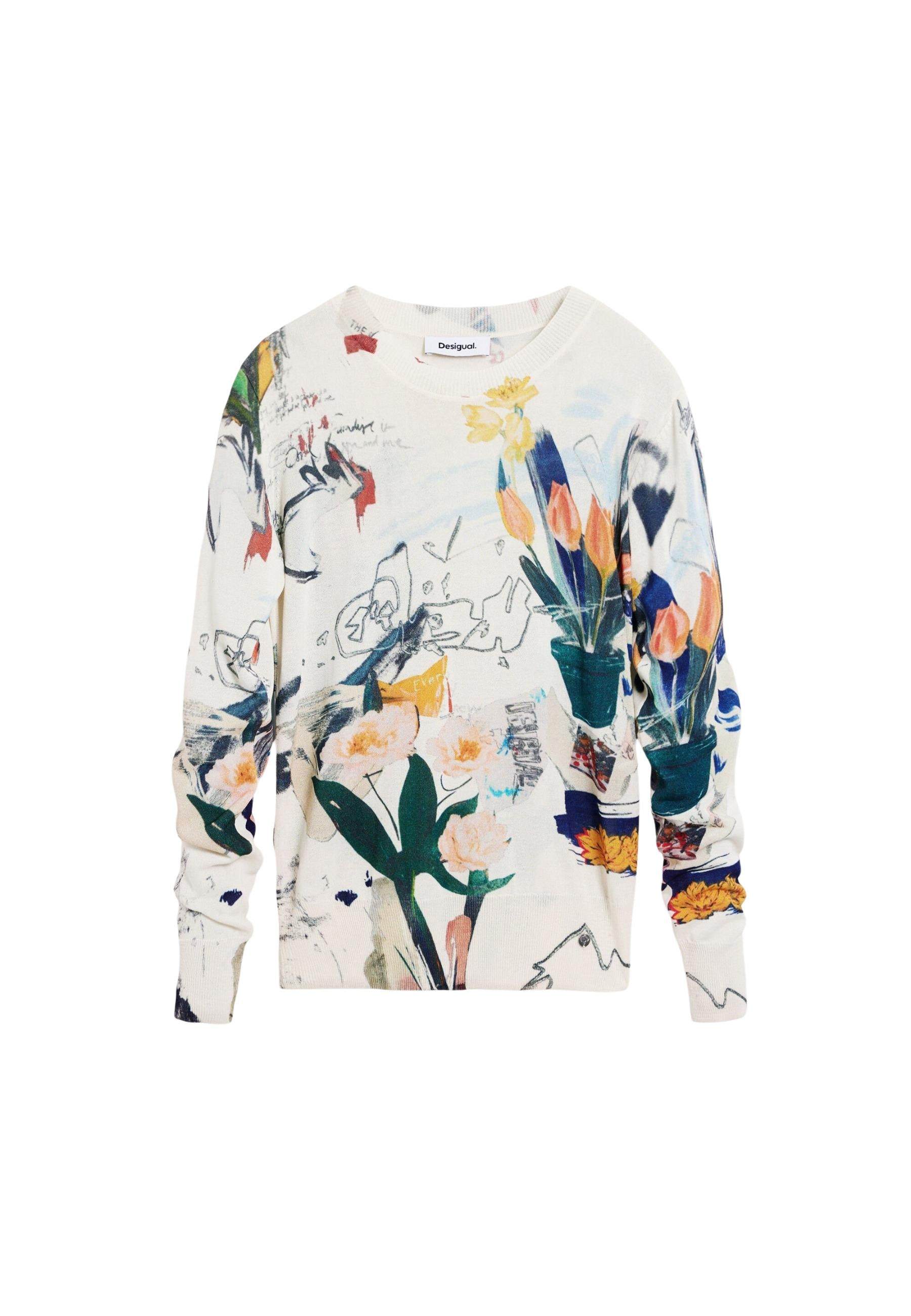 Desigual Pull femme — beige