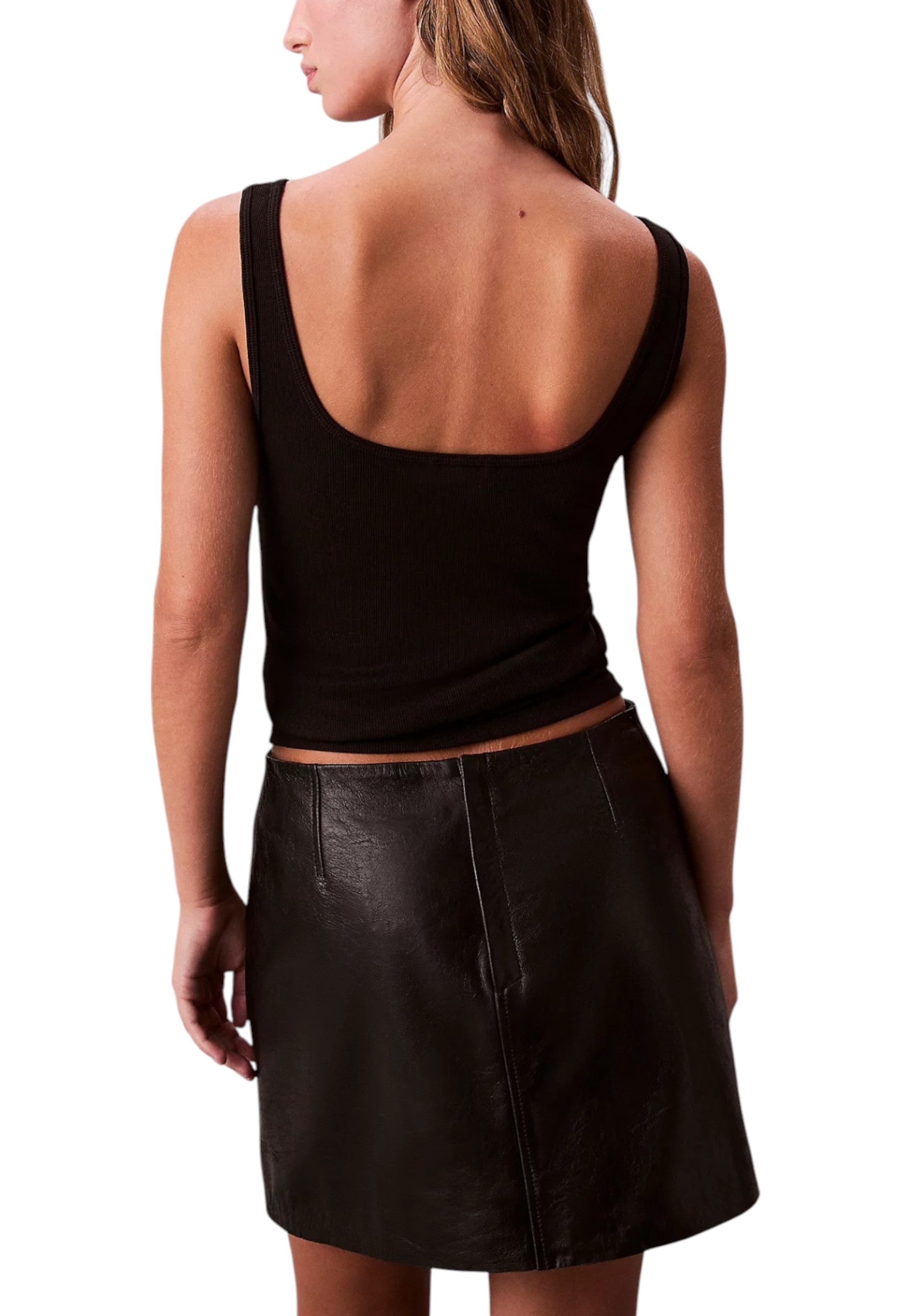 Calvin Klein Jeans Jean femme Debardeurs — black