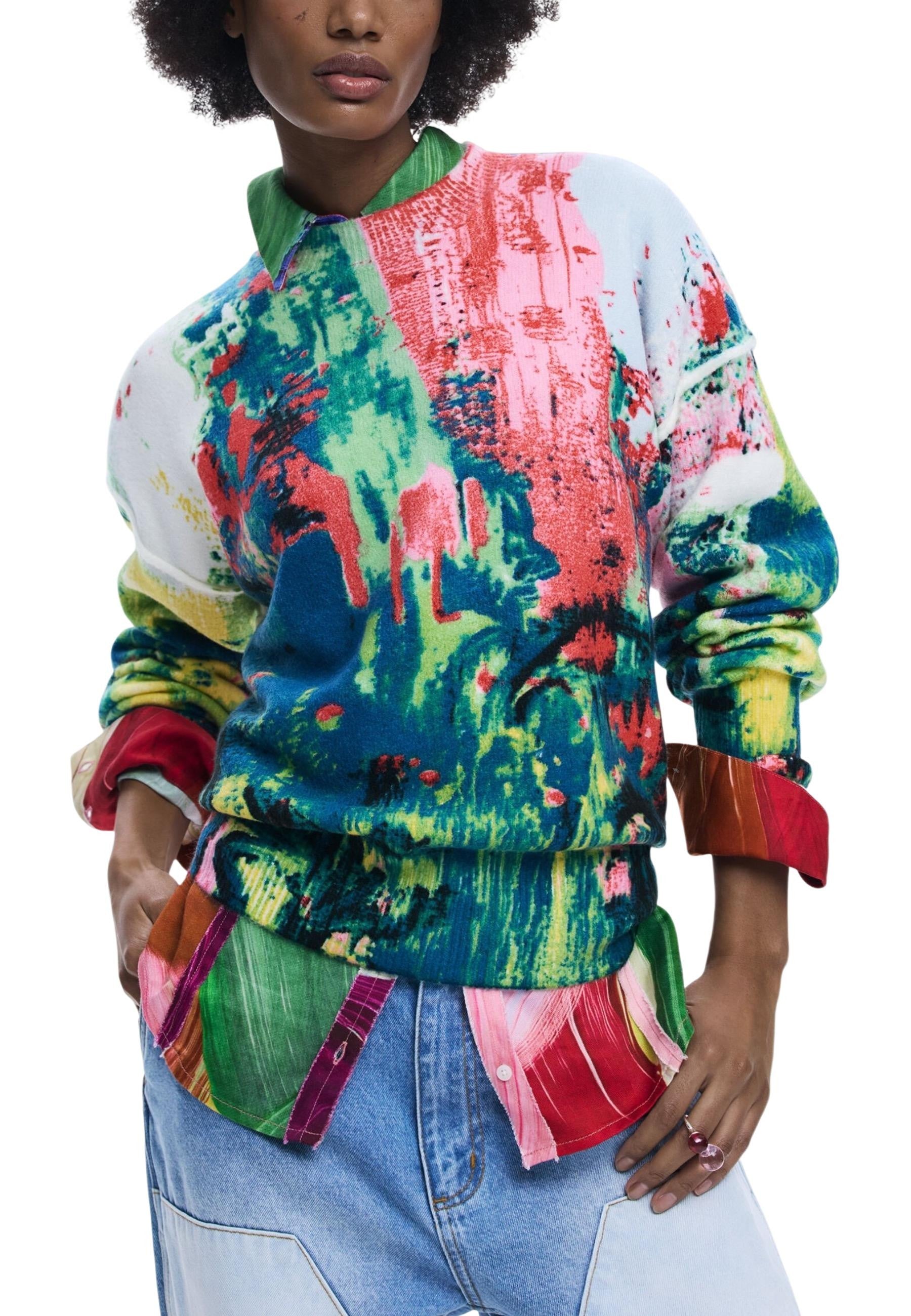 Desigual Pull femme — green