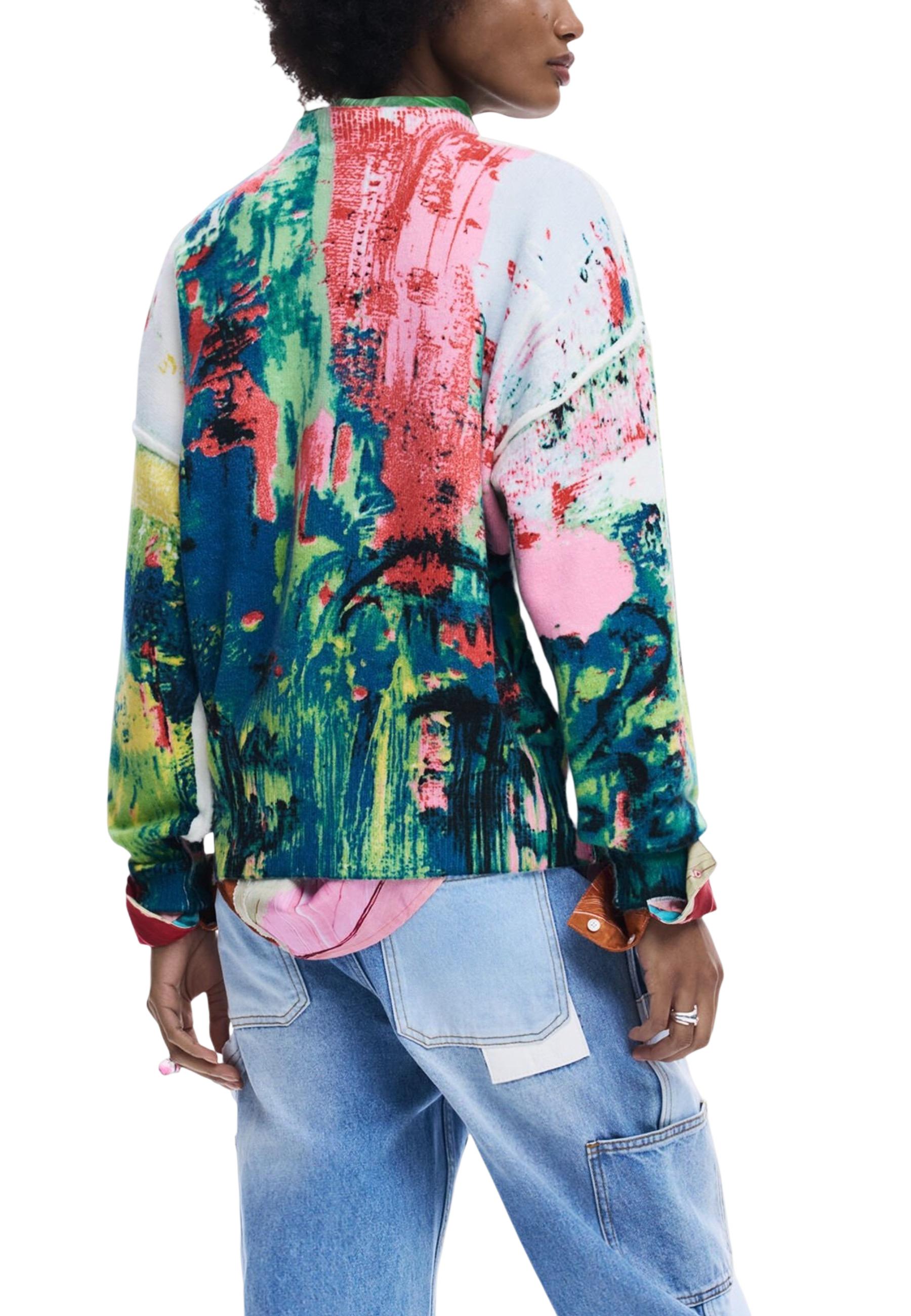 Desigual Pull femme — green