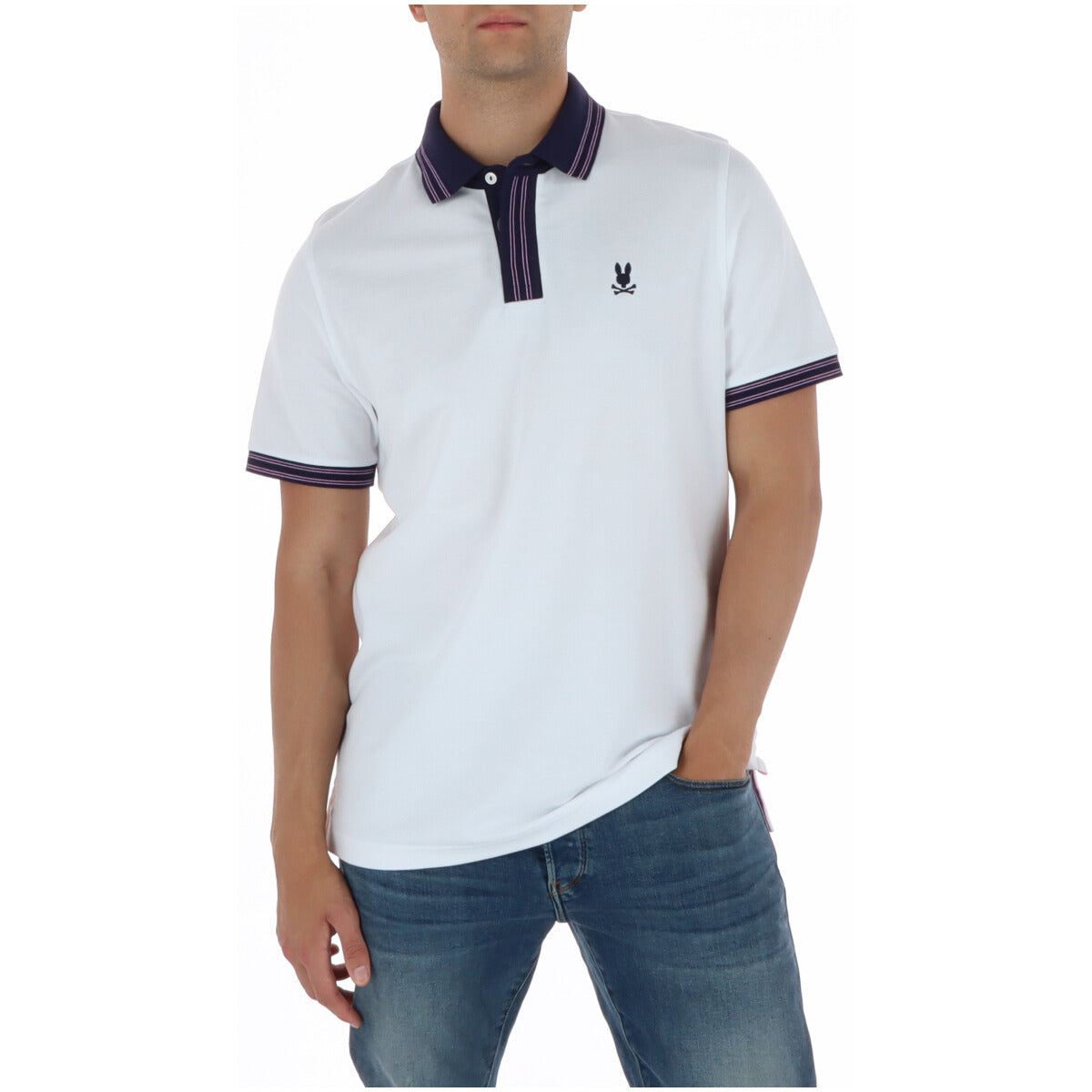Psycho Bunny Polo homme — white