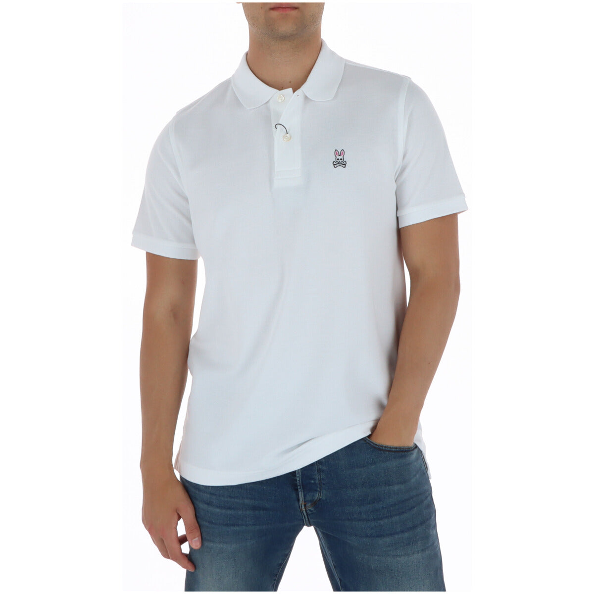 Psycho Bunny Polo homme — white