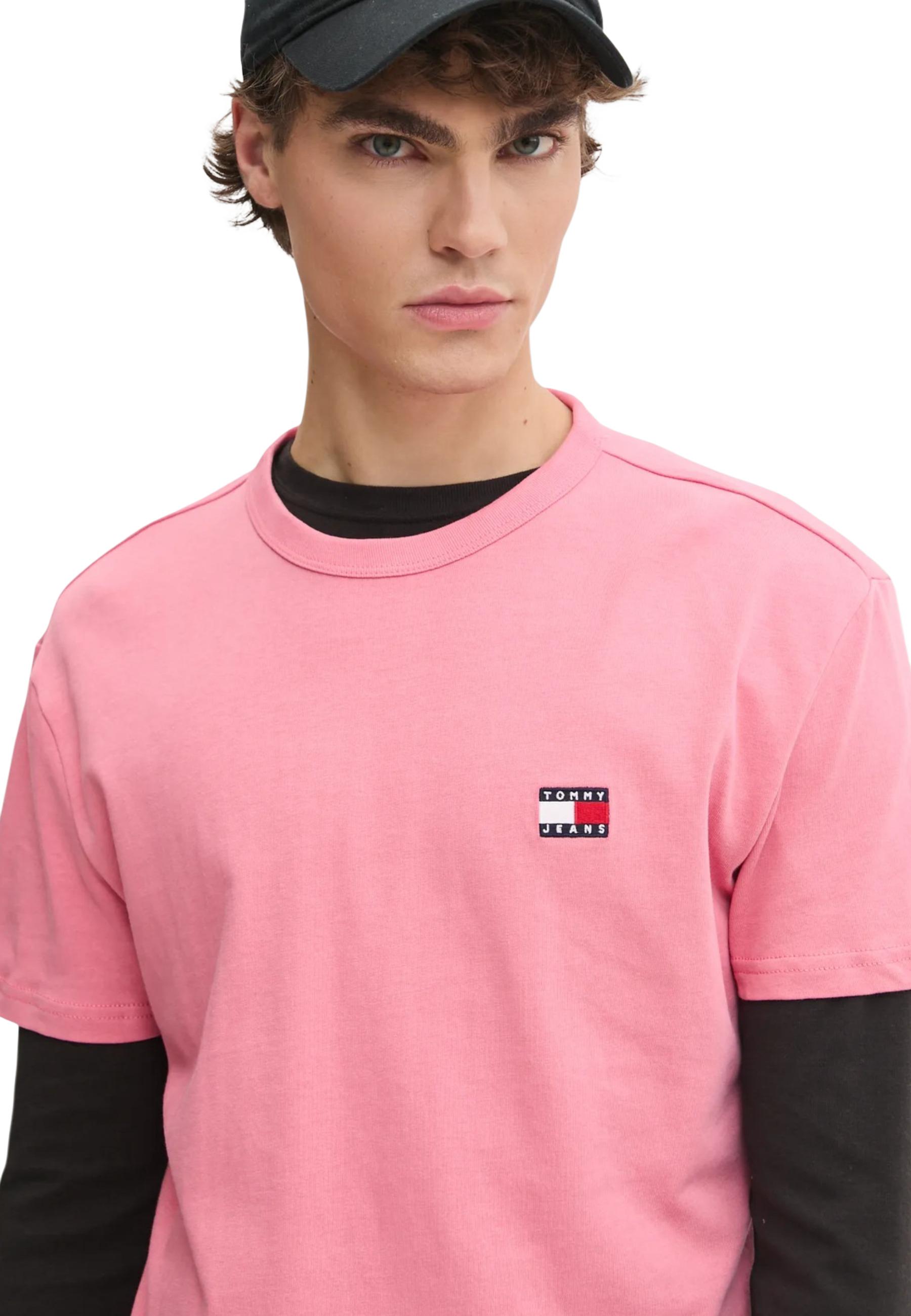 Tommy Hilfiger Jeans T-shirt homme — pink