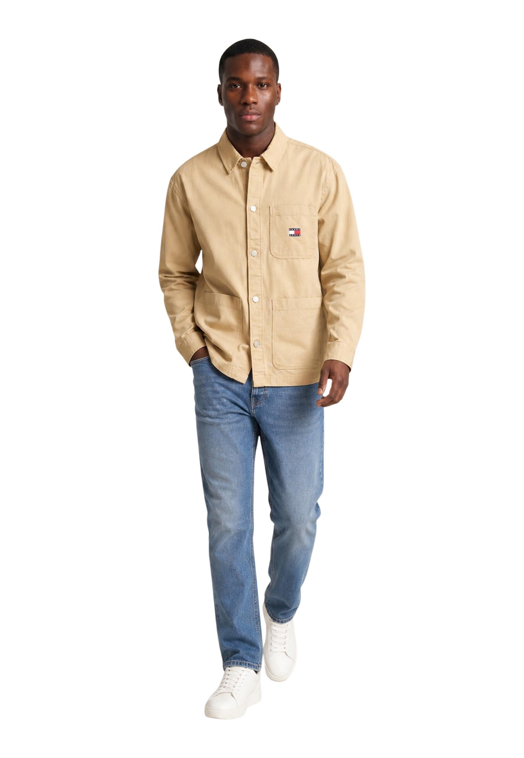 Tommy Hilfiger Jeans Chemise homme Chemises — beige