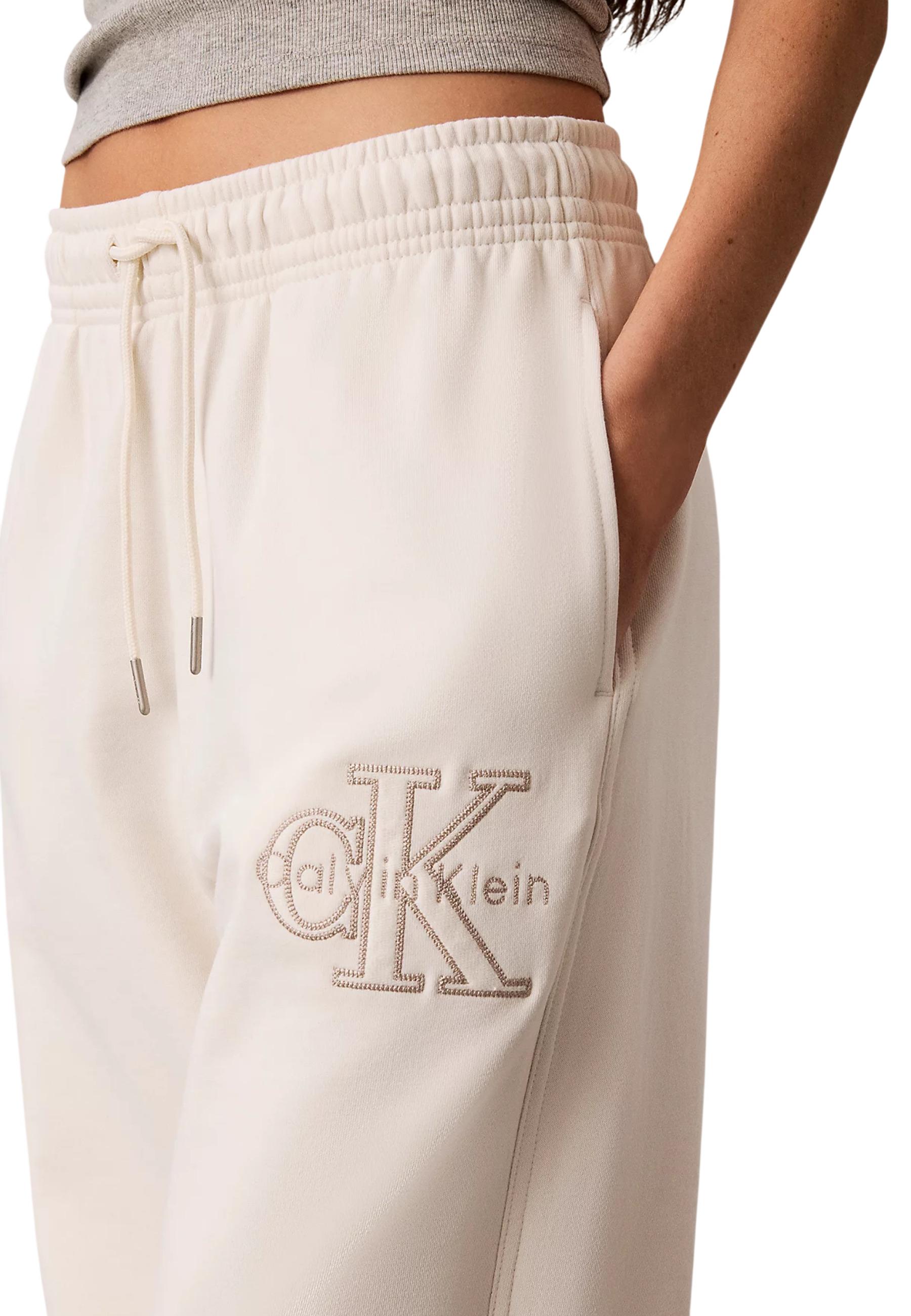 Calvin Klein Jeans Pantalon femme Pantalons — white