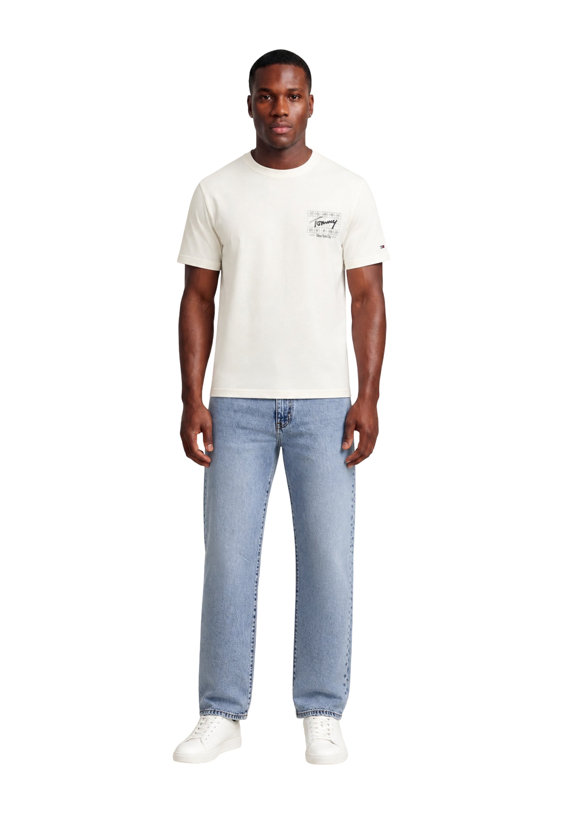 Tommy Hilfiger Jeans T-shirt homme — white