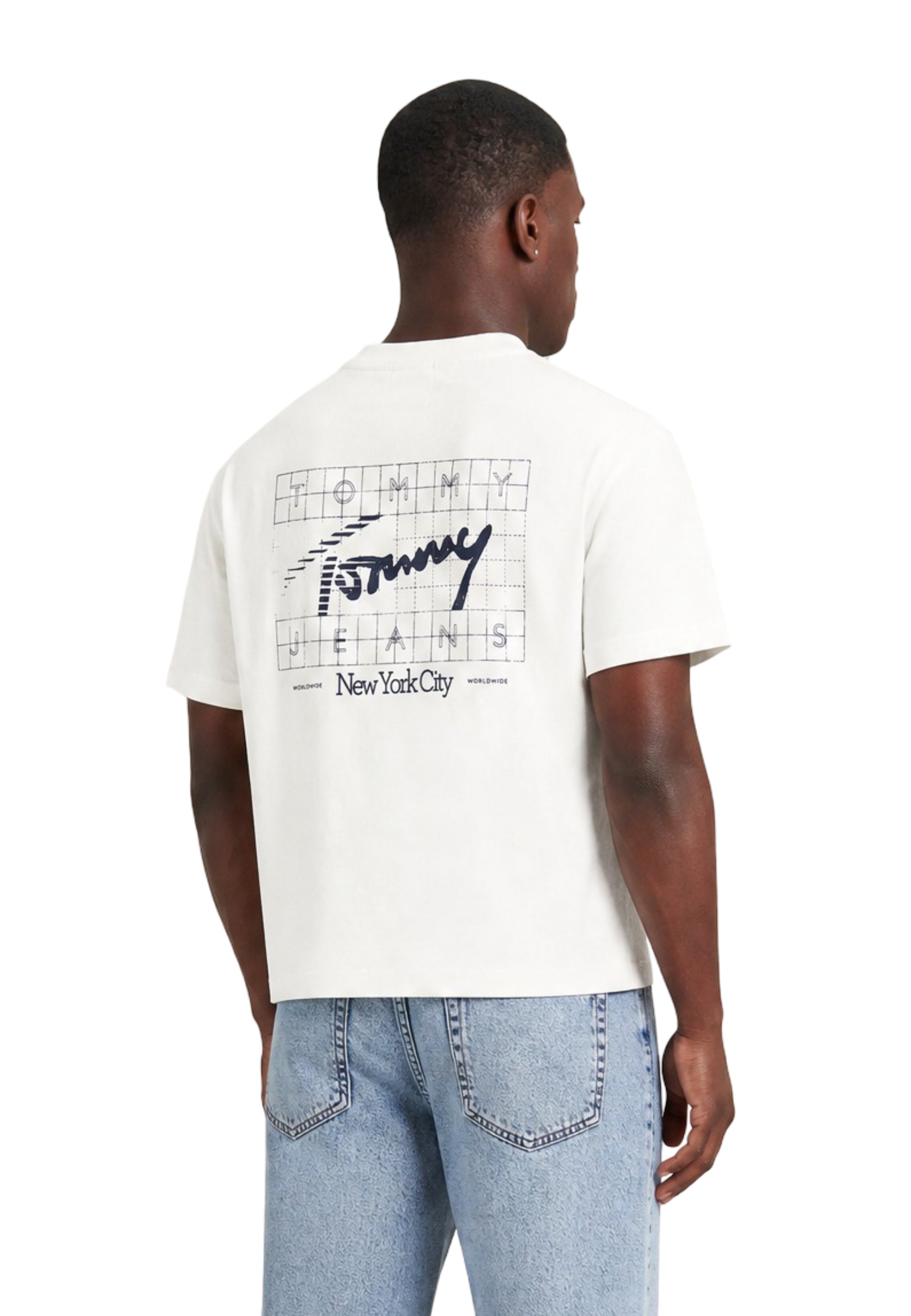 Tommy Hilfiger Jeans T-shirt homme — white