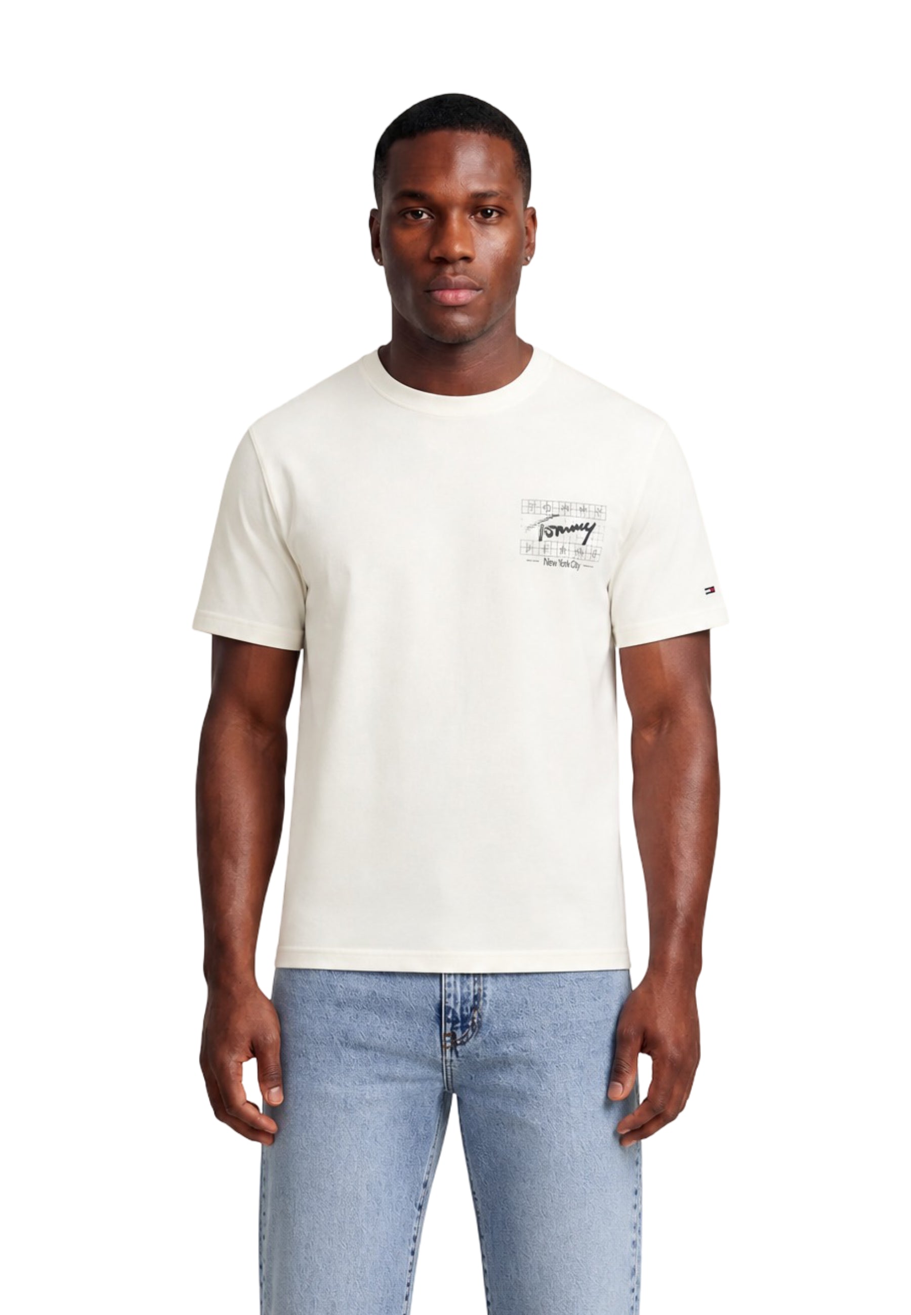 Tommy Hilfiger Jeans T-shirt homme — white