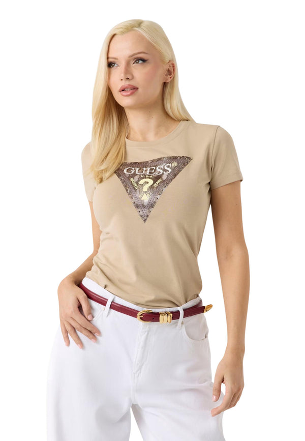 Guess T-shirt femme — beige