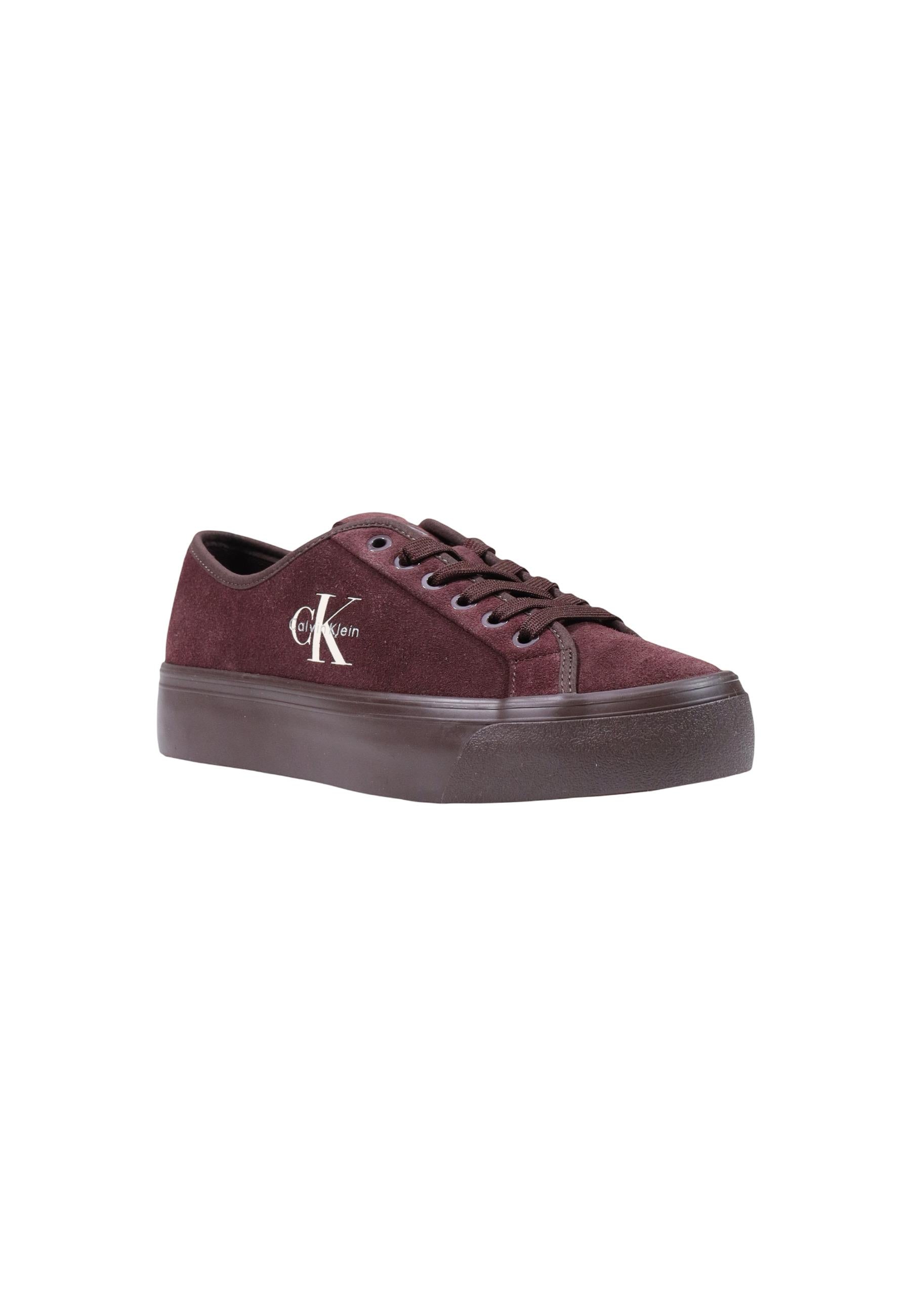 Calvin Klein Baskets femme — bordeaux
