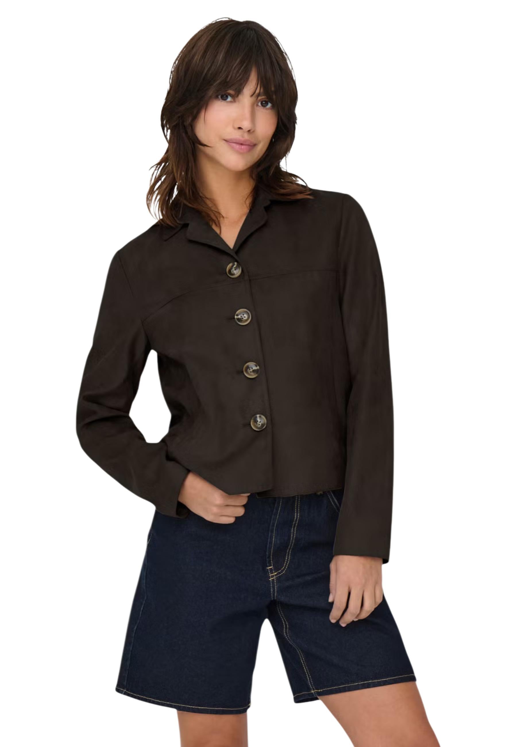 Jacqueline De Yong Vêtement femme Jaquettes — brown