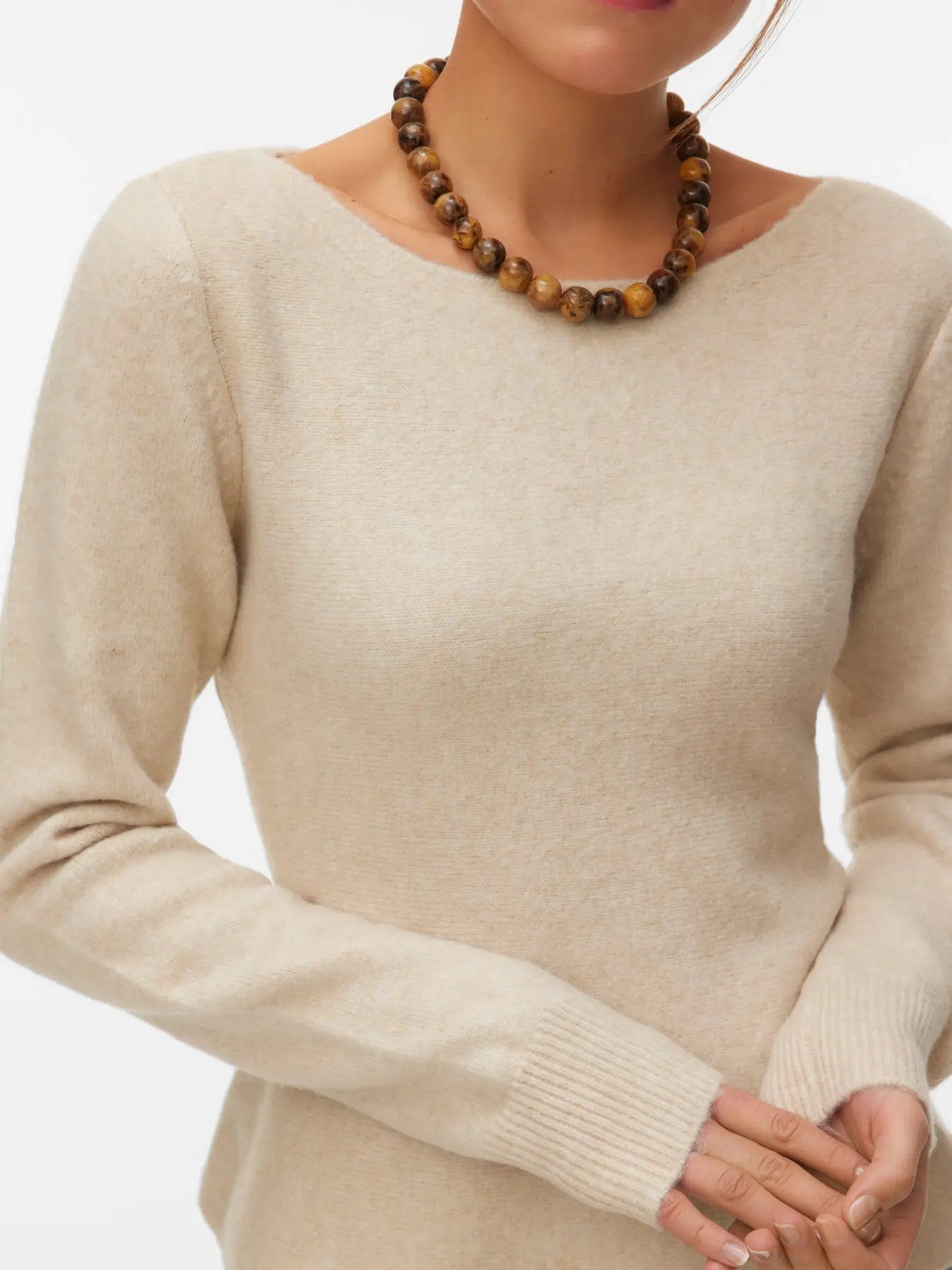 Vero Moda Pull femme — beige