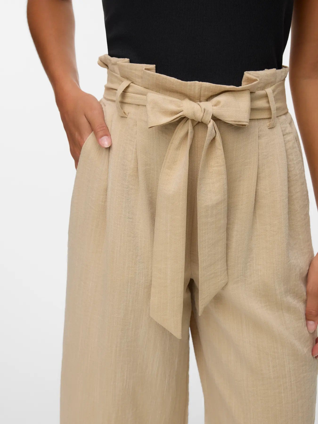Vero Moda Pantalon femme Pantalons — beige