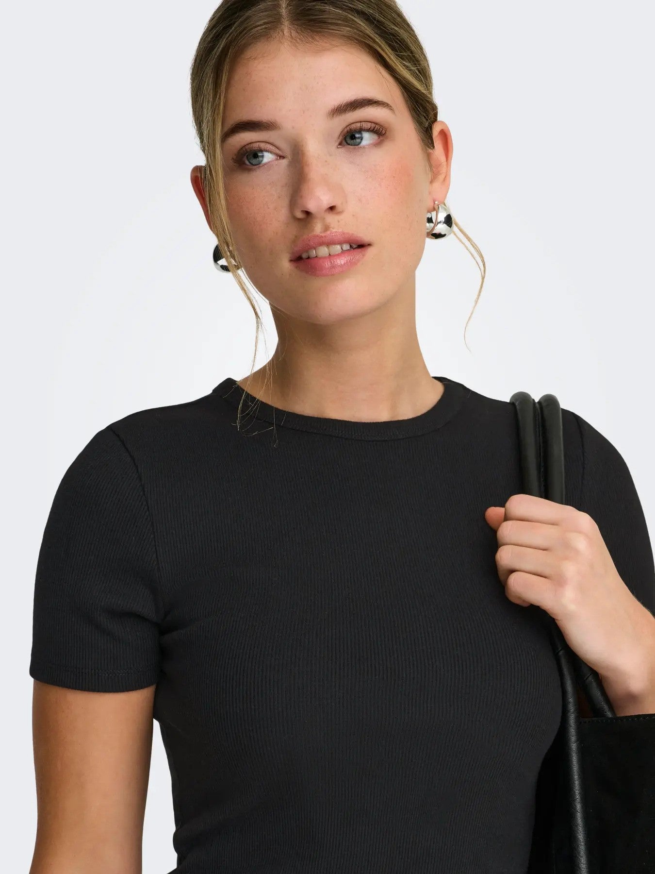 Only T-shirt femme — black
