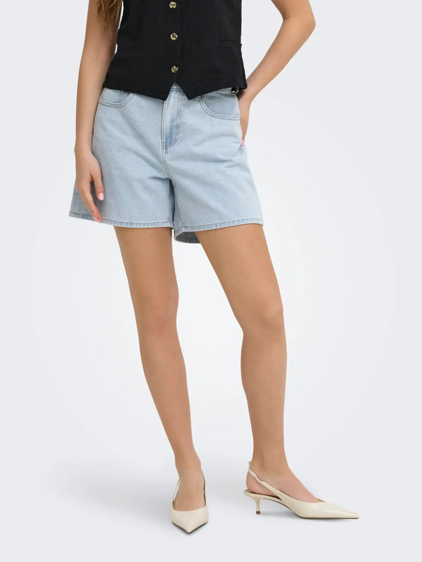 Only Short femme Shorts — light blue