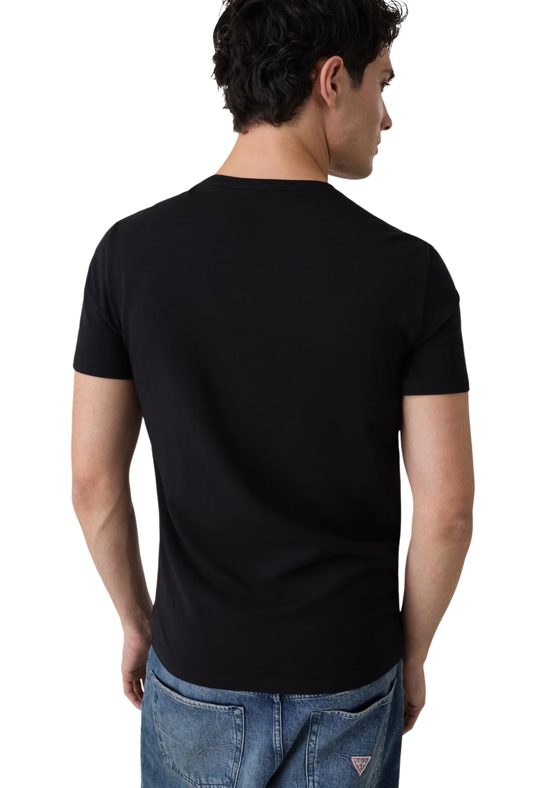Guess T-shirt homme — black