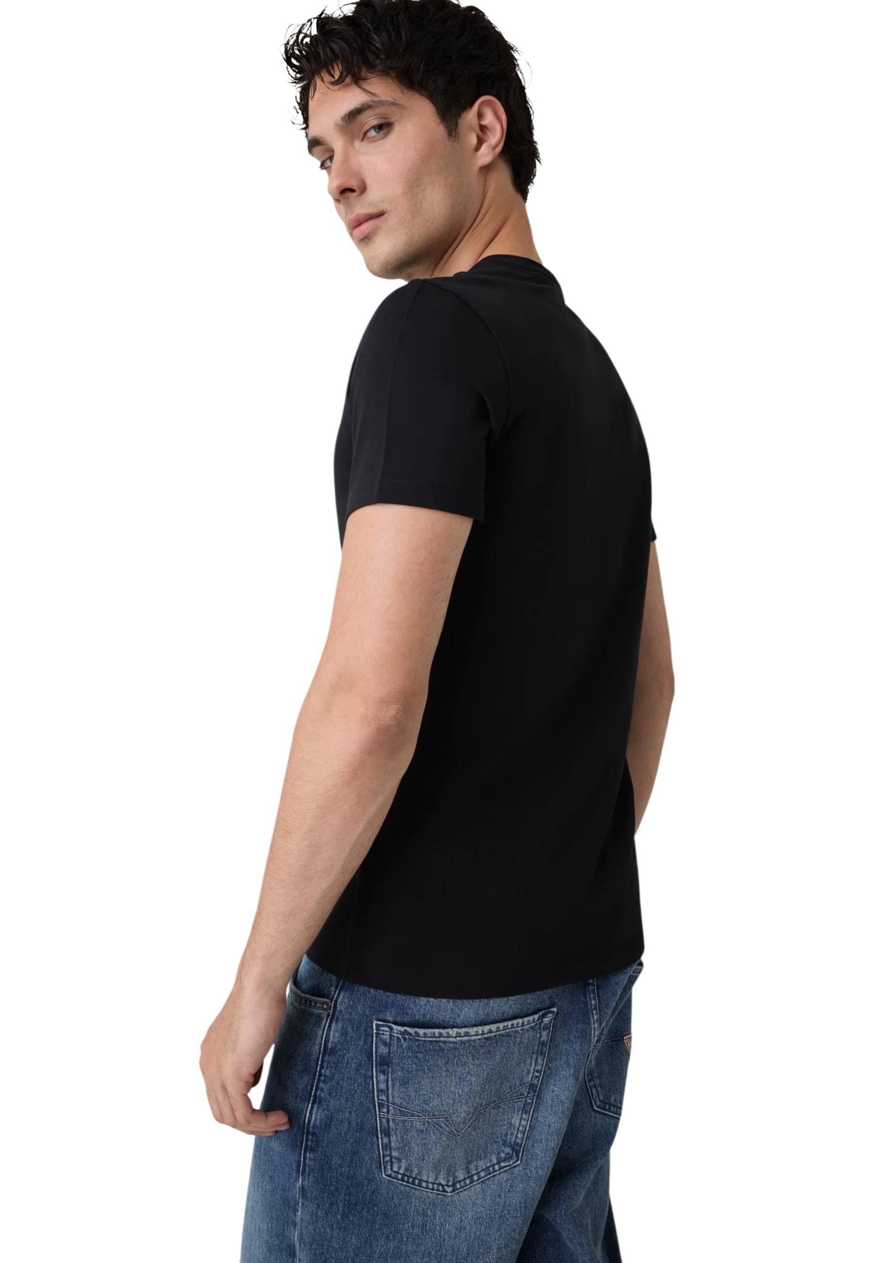 Guess T-shirt homme — black