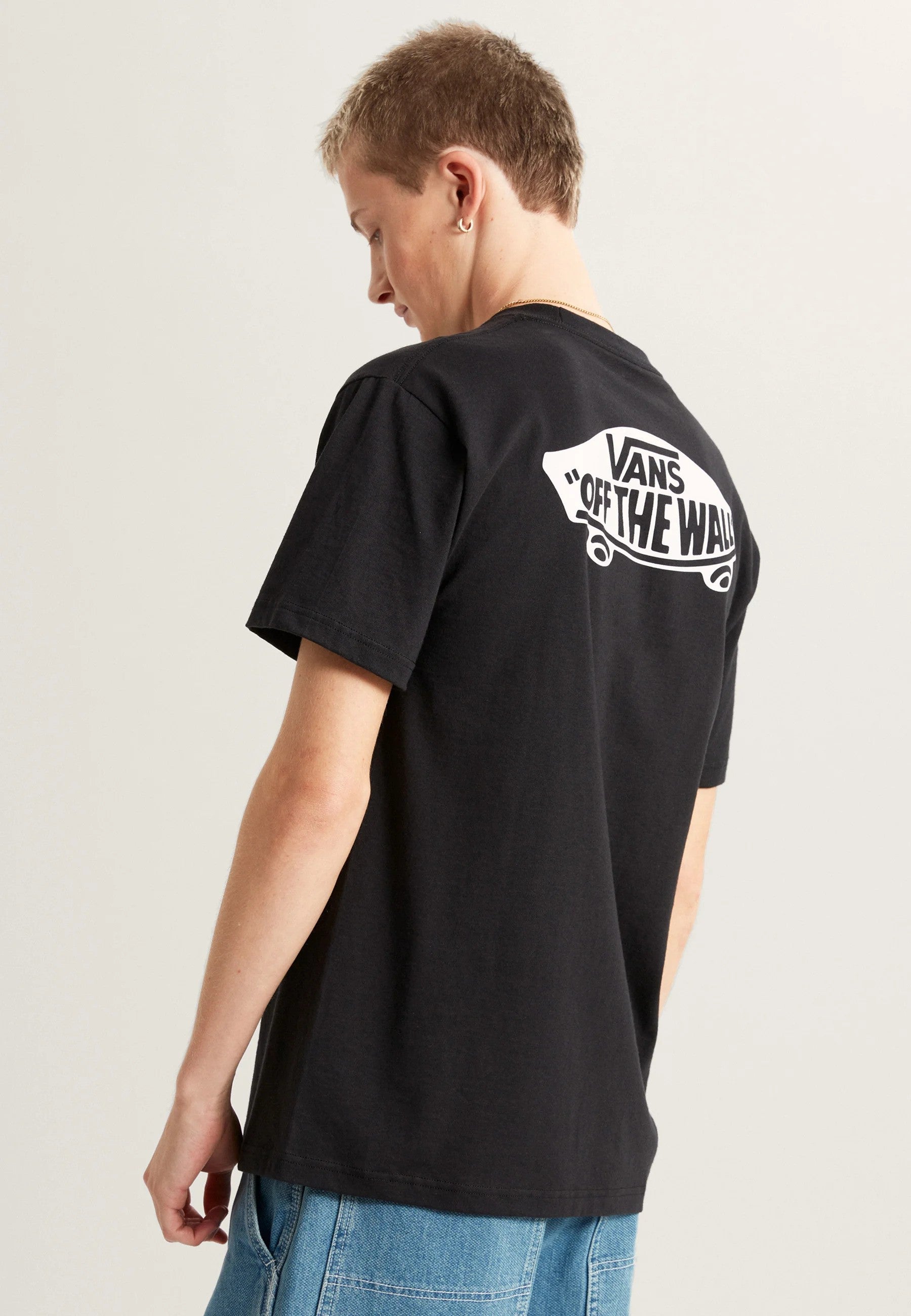 Vans T-shirt homme — black