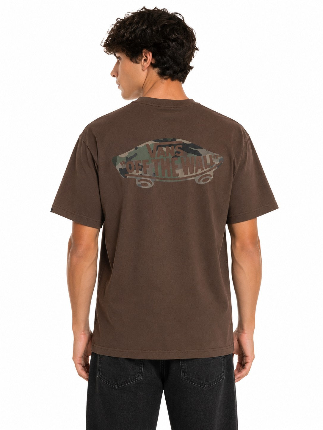 Vans T-shirt homme — brown