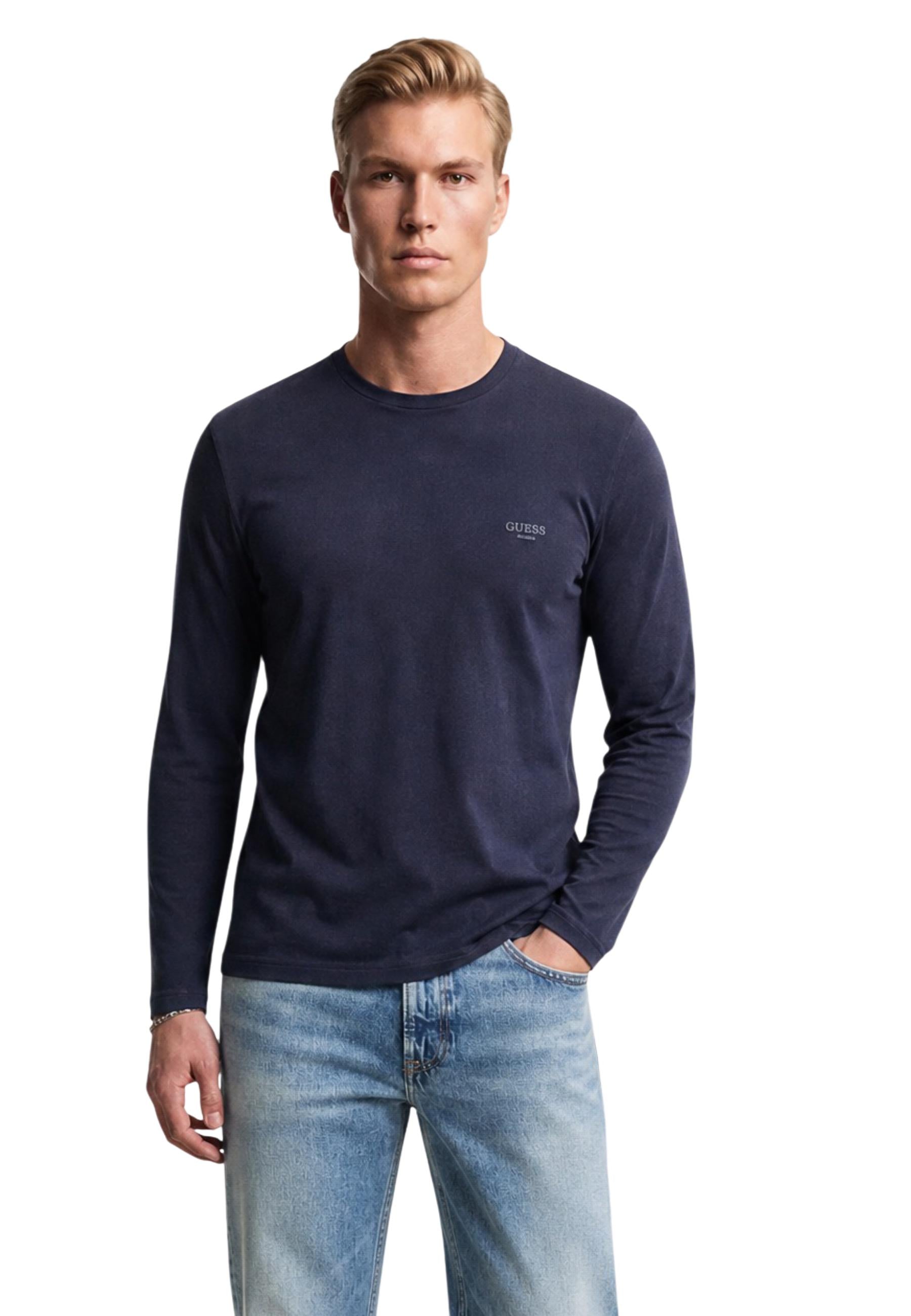 Guess T-shirt homme — blue