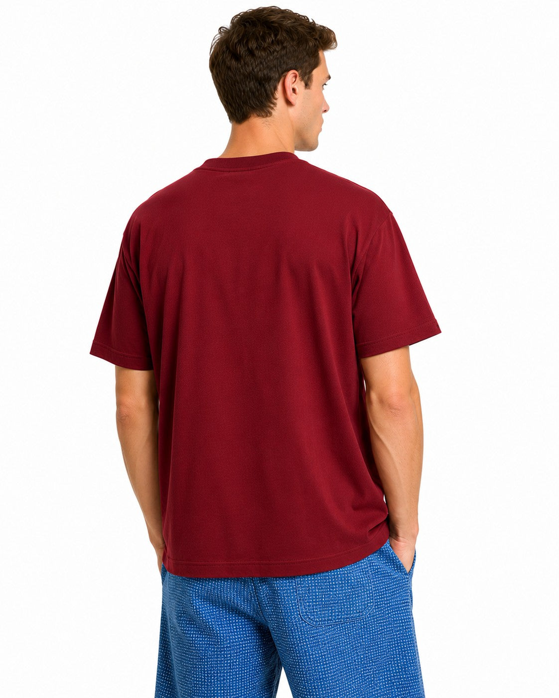 Vans T-shirt homme — bordeaux