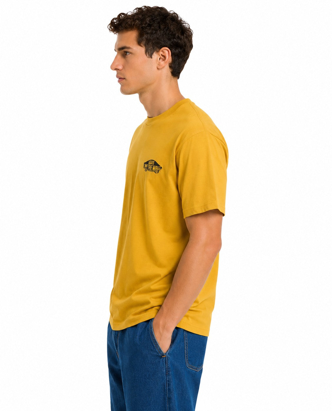Vans T-shirt homme — yellow
