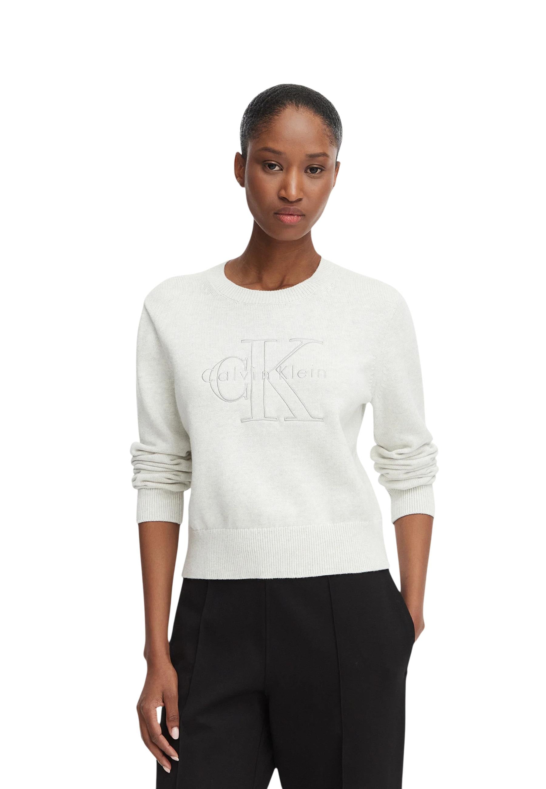 Calvin Klein Jeans Pull femme — white