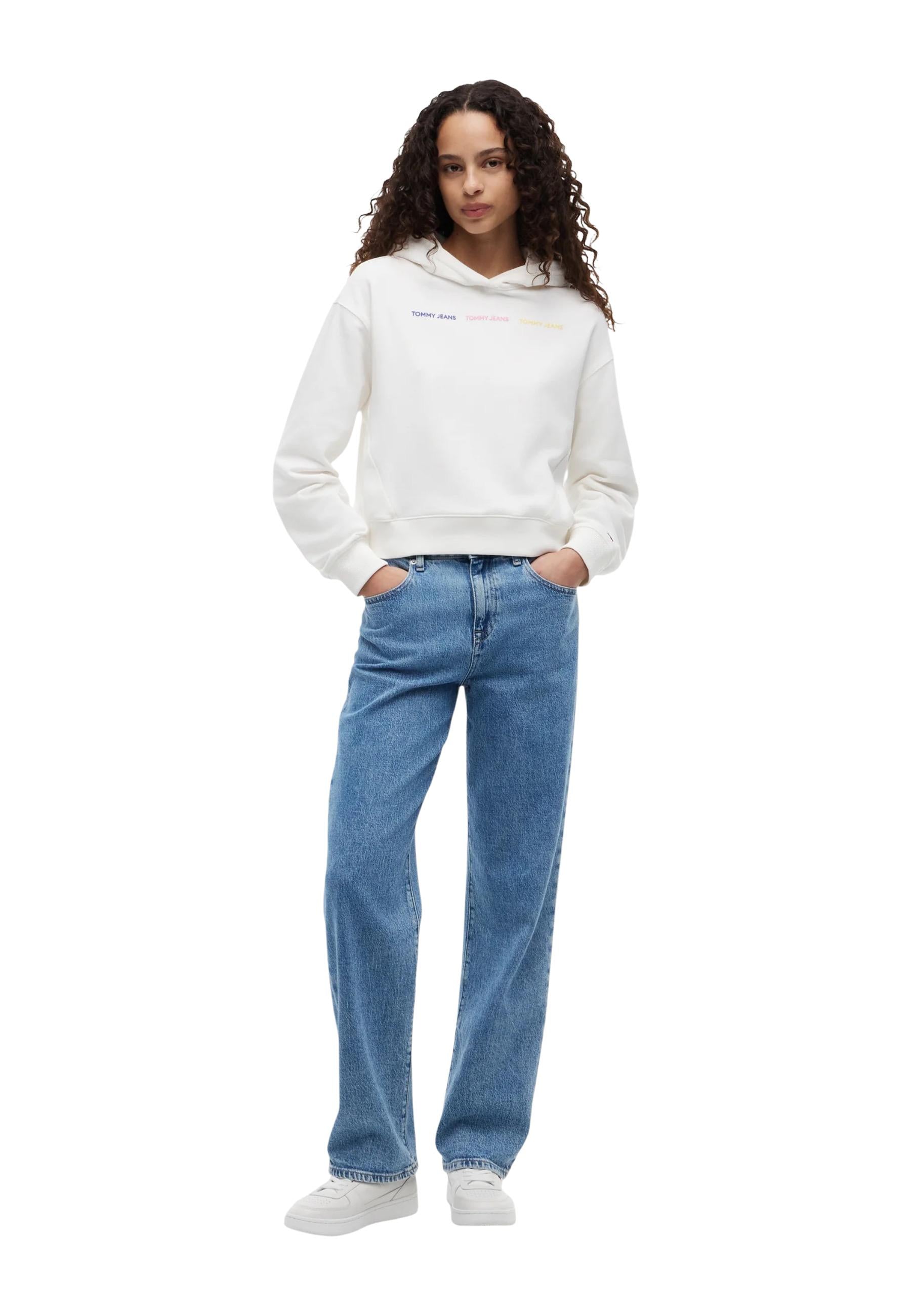 Tommy Hilfiger Jeans Sweat femme Sweatshirts — white