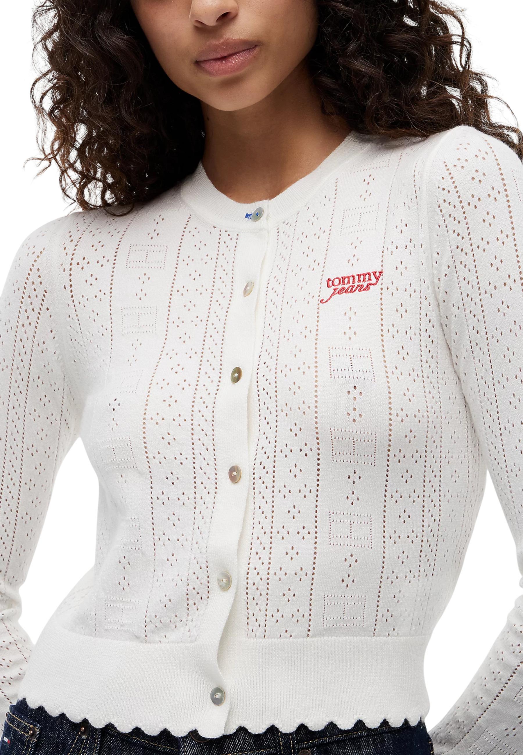 Tommy Hilfiger Jeans Jean femme Cardigans — white