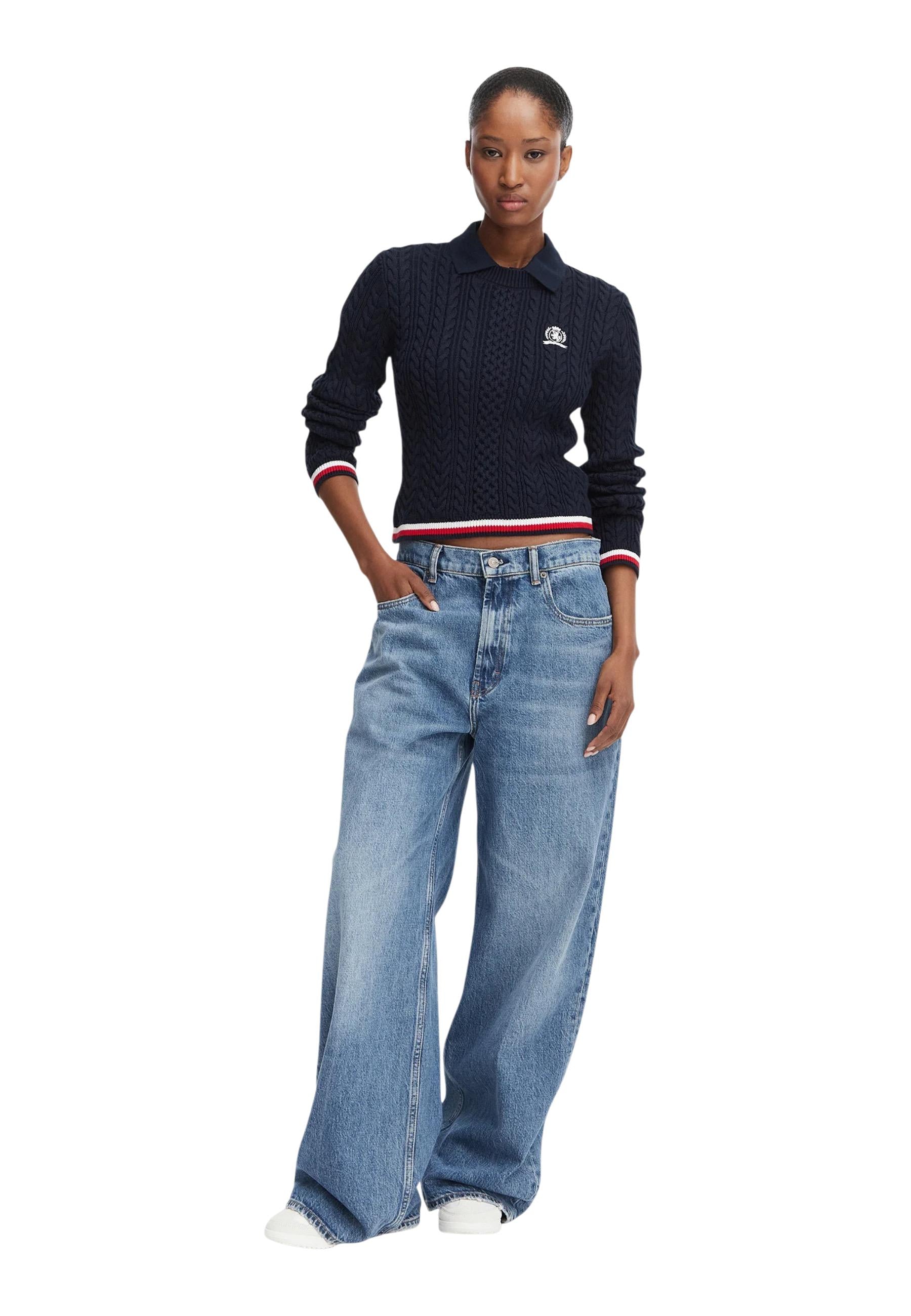 Tommy Hilfiger Jeans Pull femme — blue