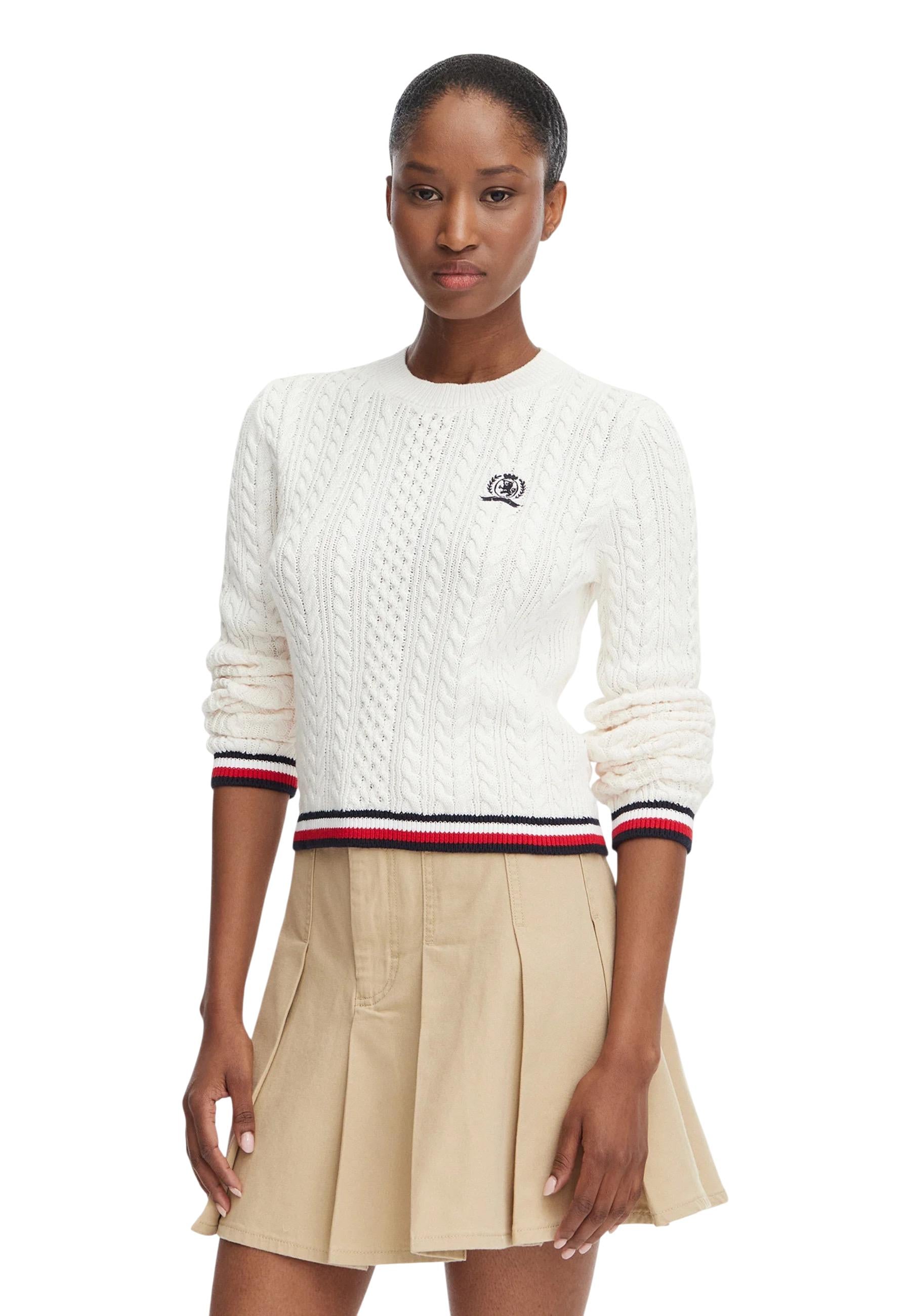 Tommy Hilfiger Jeans Pull femme — white