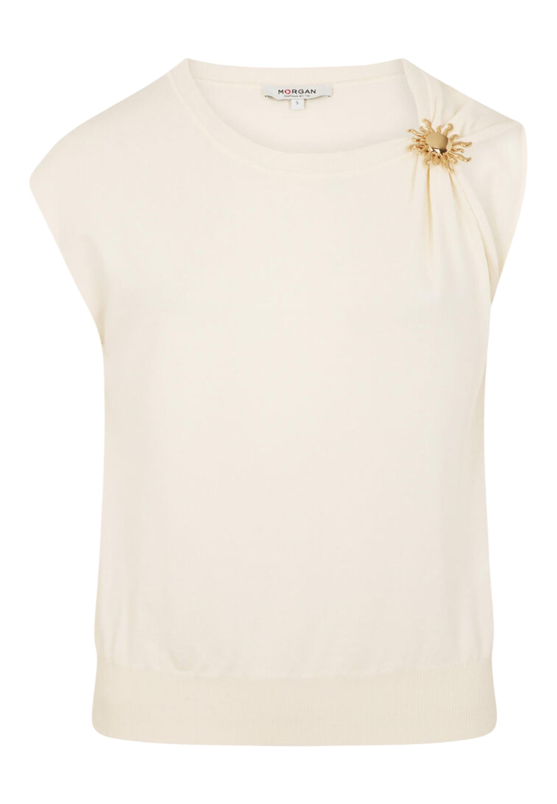Morgan De Toi Pull femme — beige