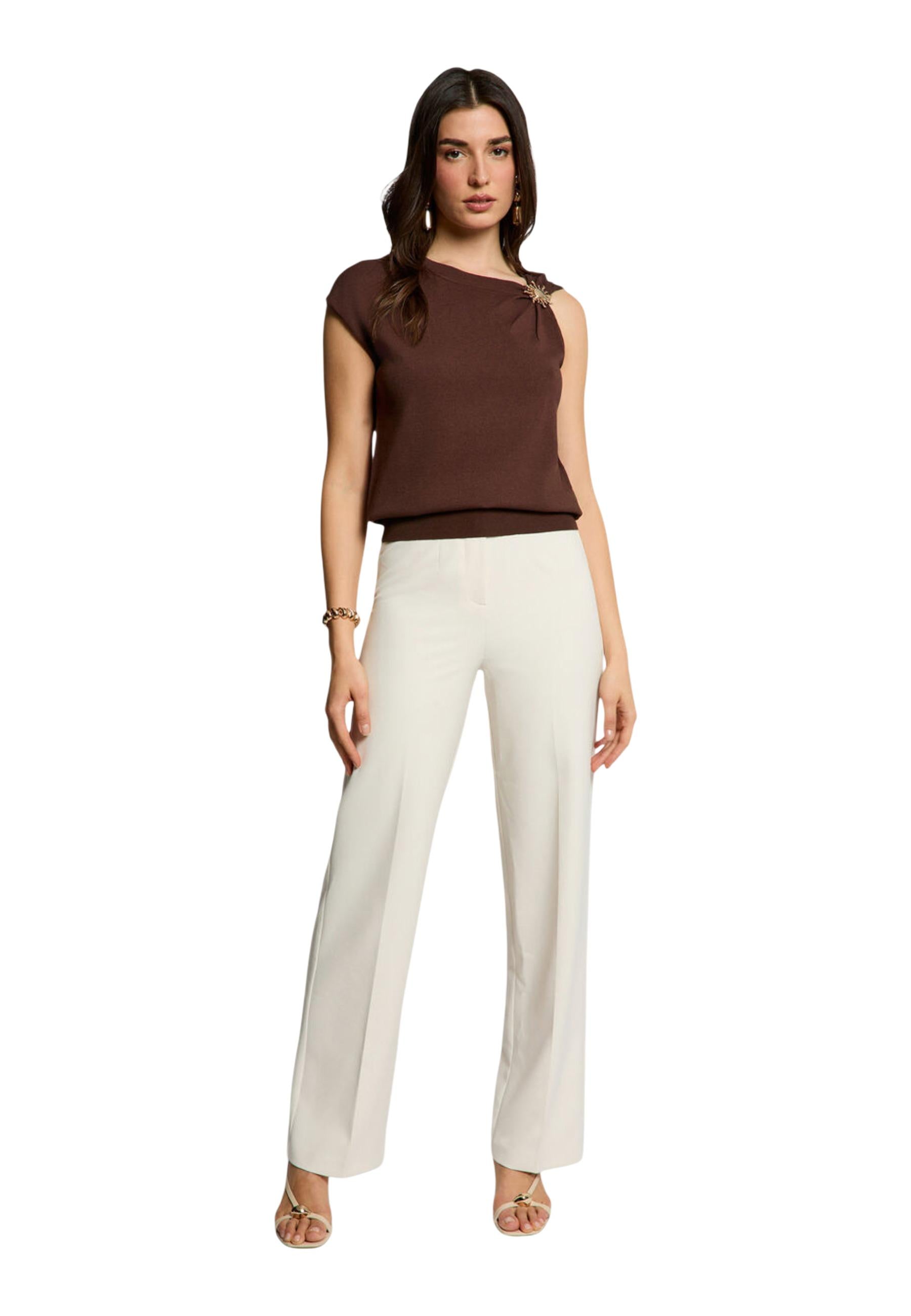 Morgan De Toi Pull femme — brown