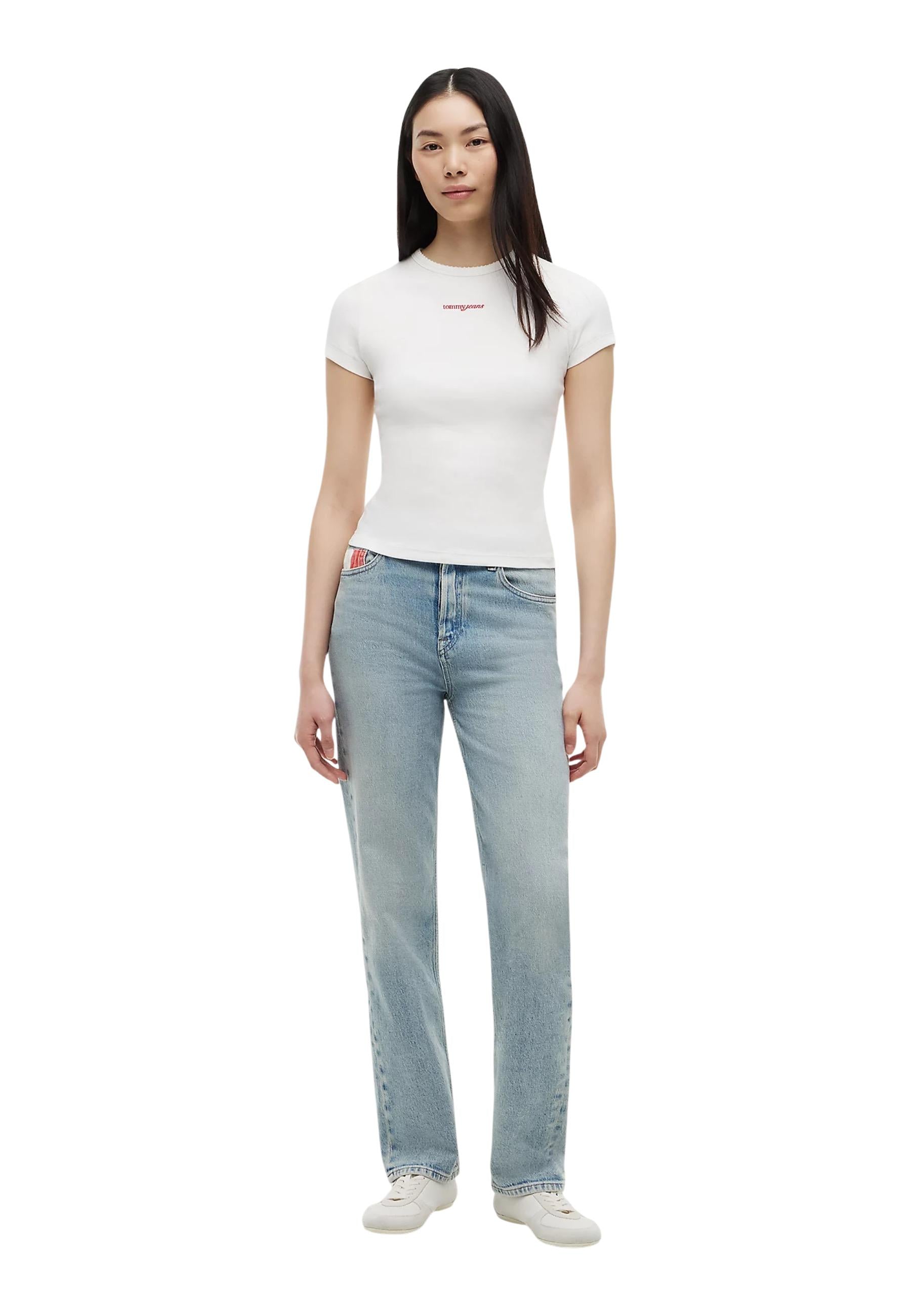 Tommy Hilfiger Jeans T-shirt femme — white