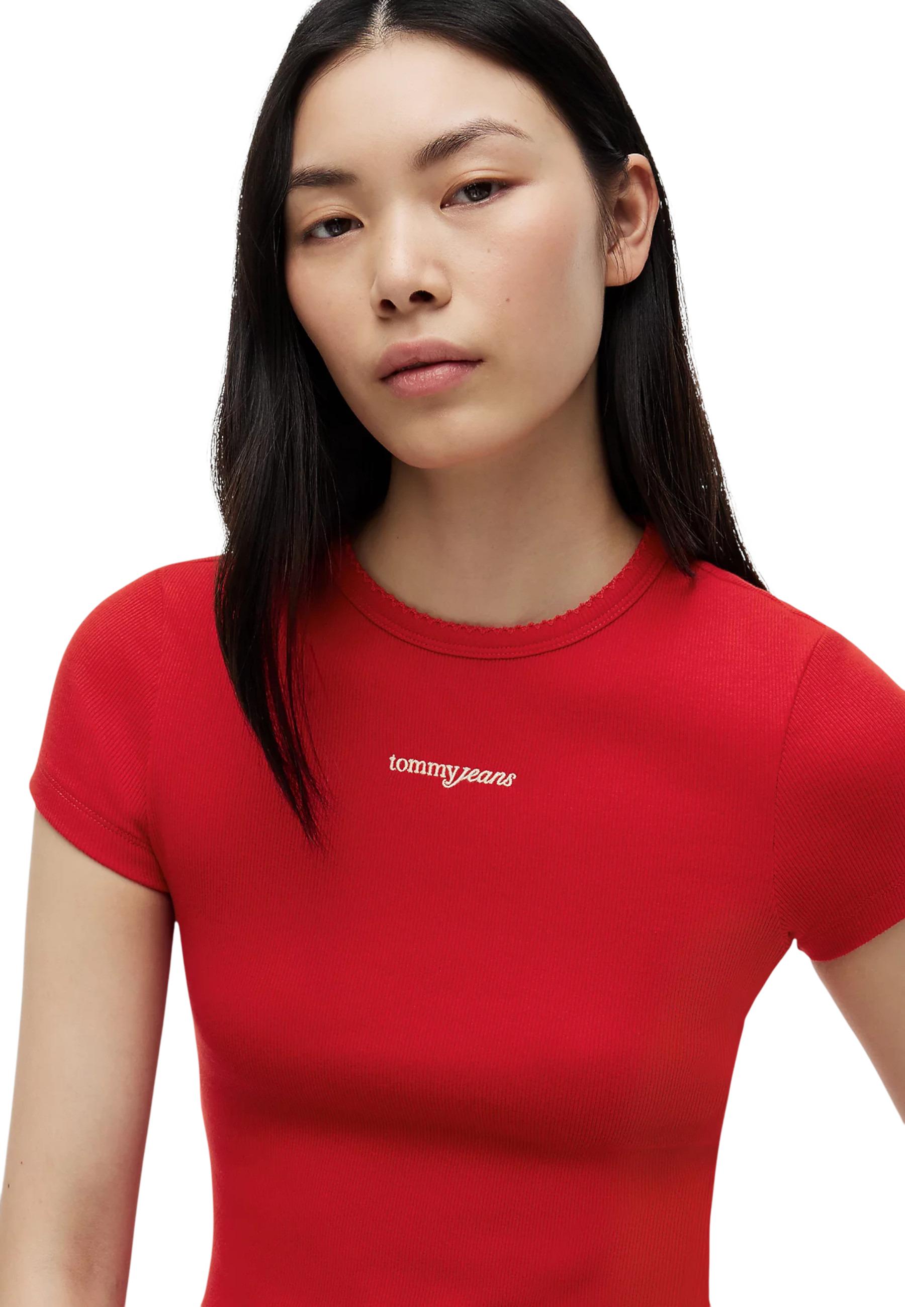 Tommy Hilfiger Jeans T-shirt femme — red