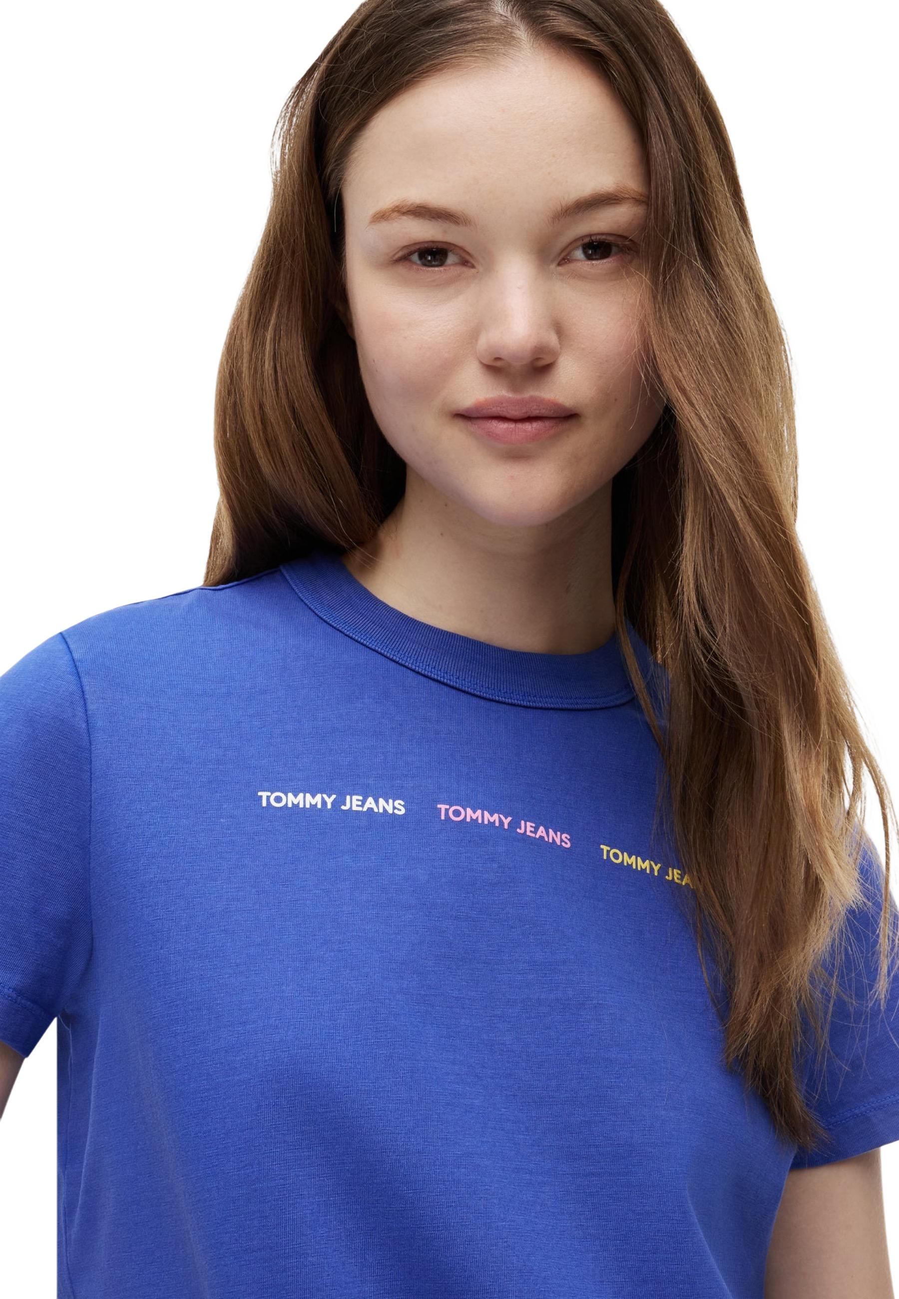 Tommy Hilfiger Jeans T-shirt femme — blue