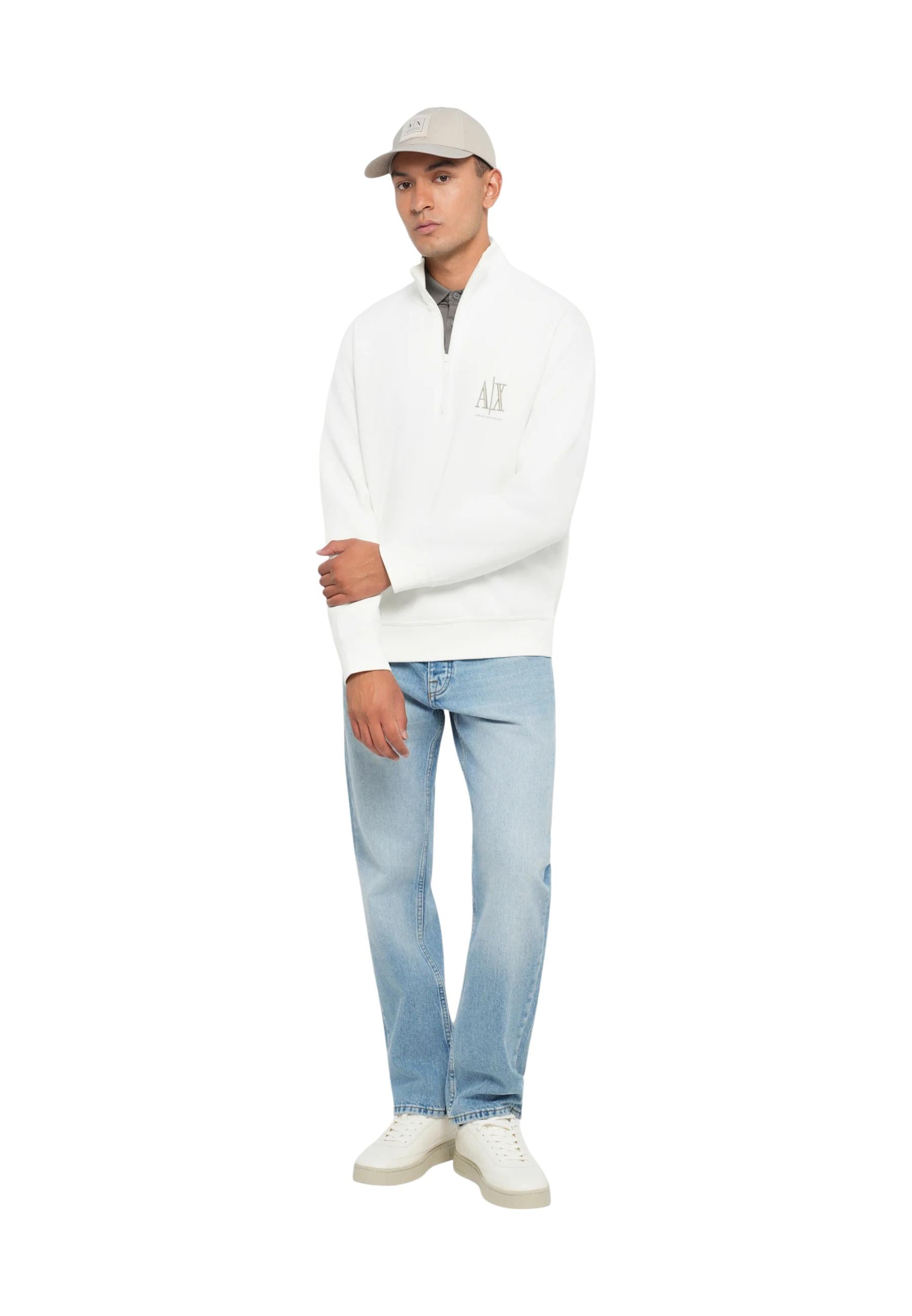 Armani Exchange Sweat homme Sweatshirts — white