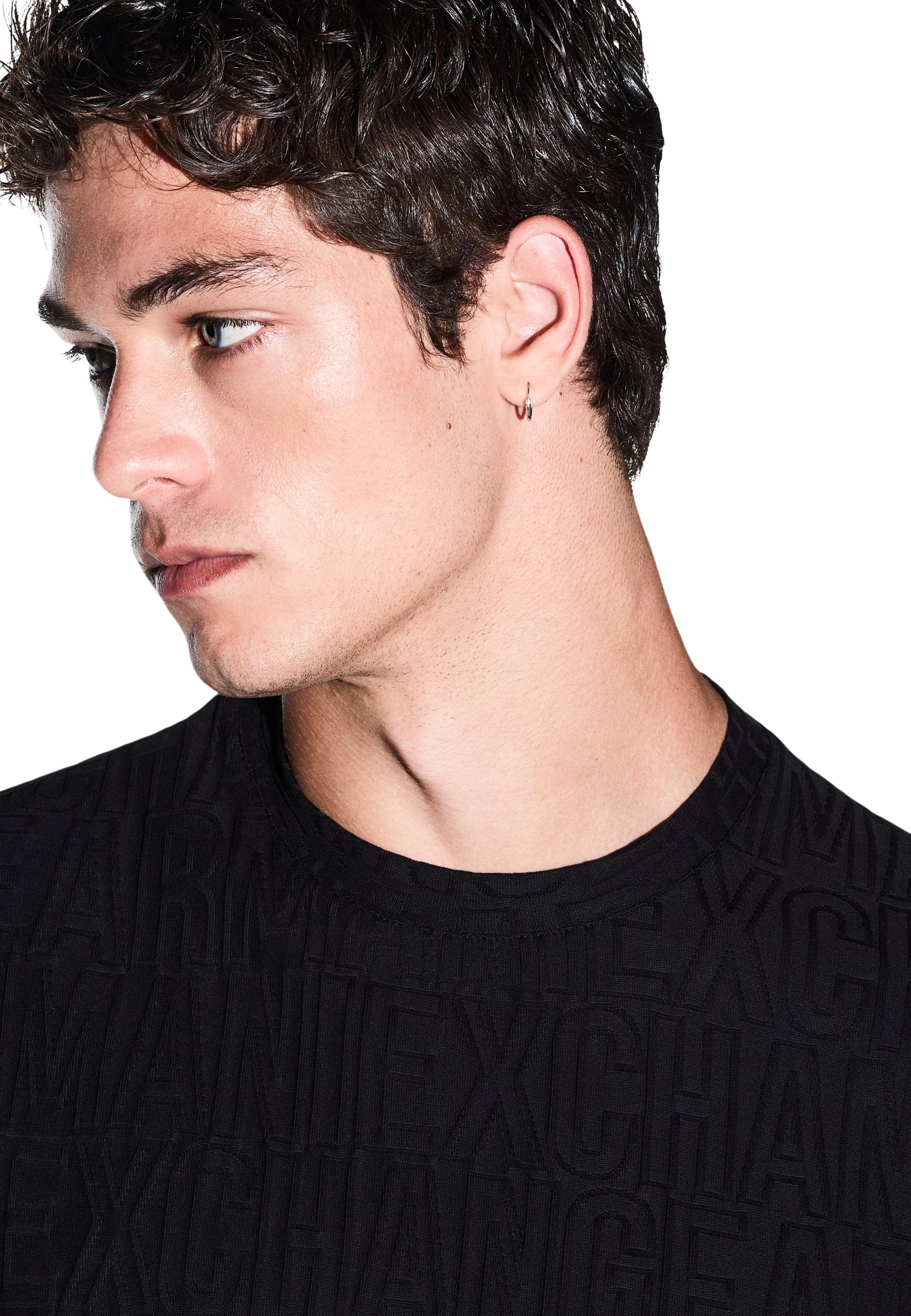 Armani Exchange T-shirt homme — black