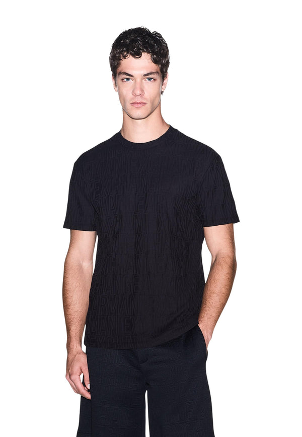 Armani Exchange T-shirt homme — black