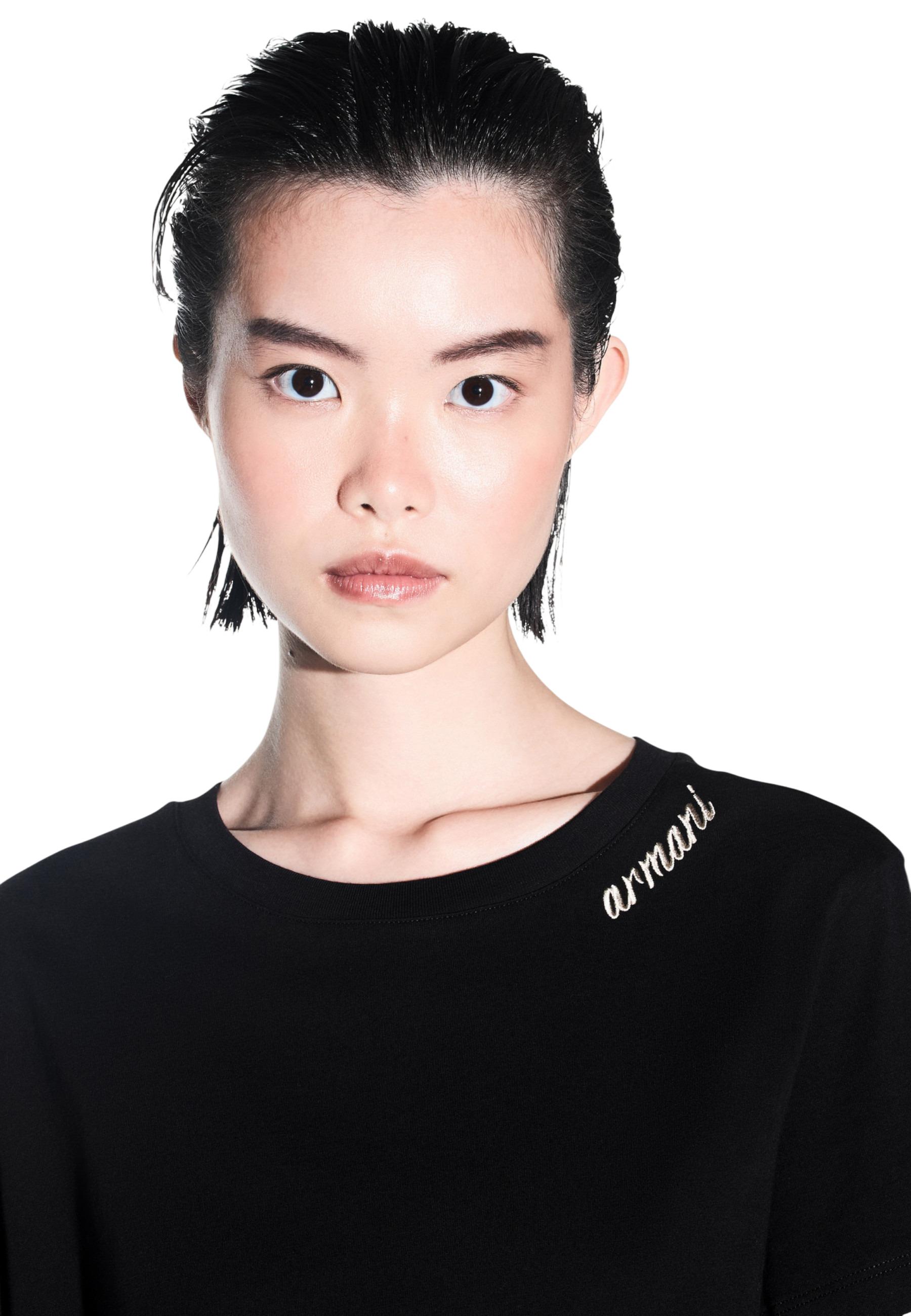 Armani Exchange T-shirt femme — black