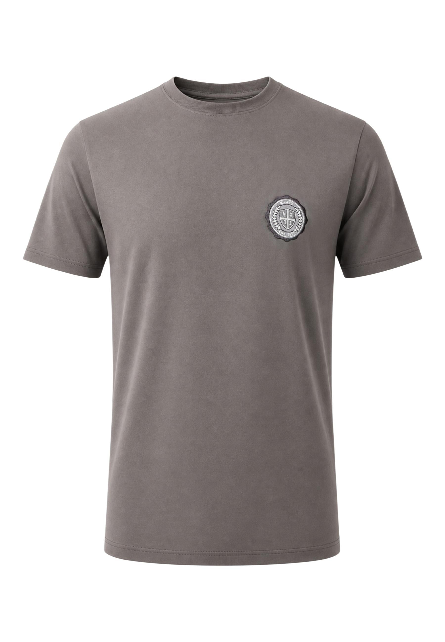 Armani Exchange T-shirt homme — brown