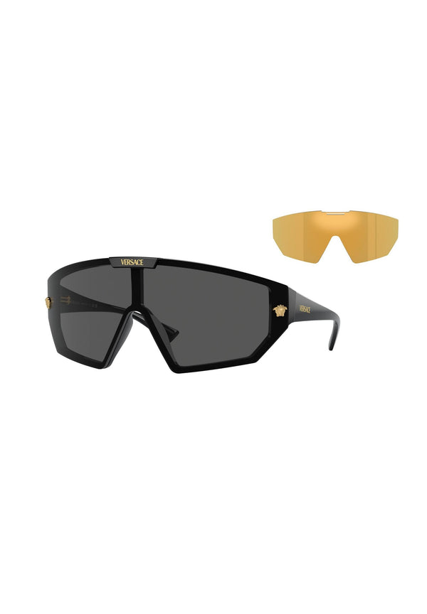 Versace Sac homme Lunettes De Soleil — black