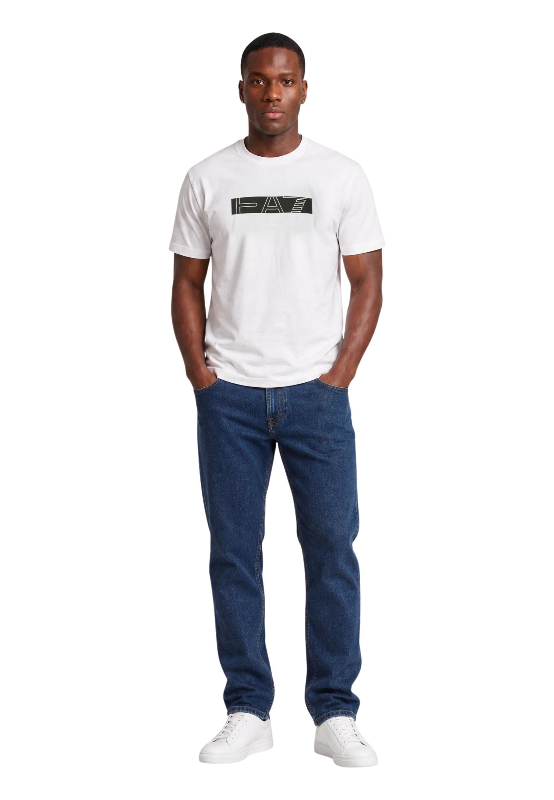 Ea7 T-shirt homme — white