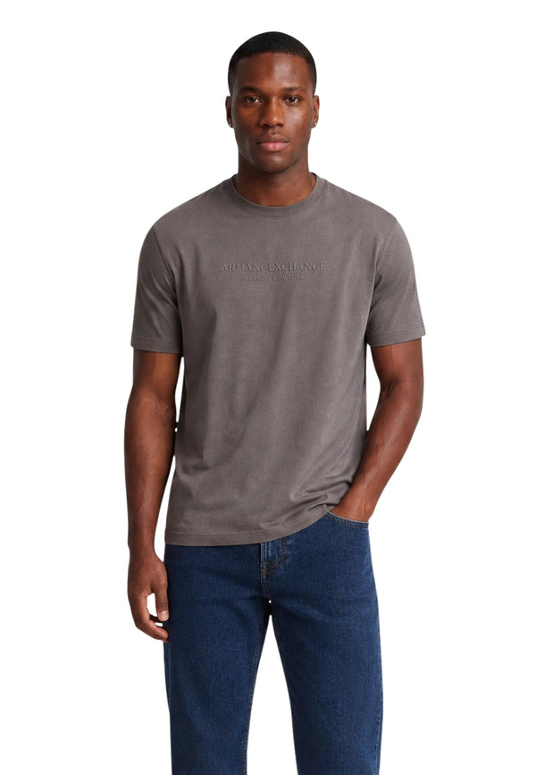 Armani Exchange T-shirt homme — brown