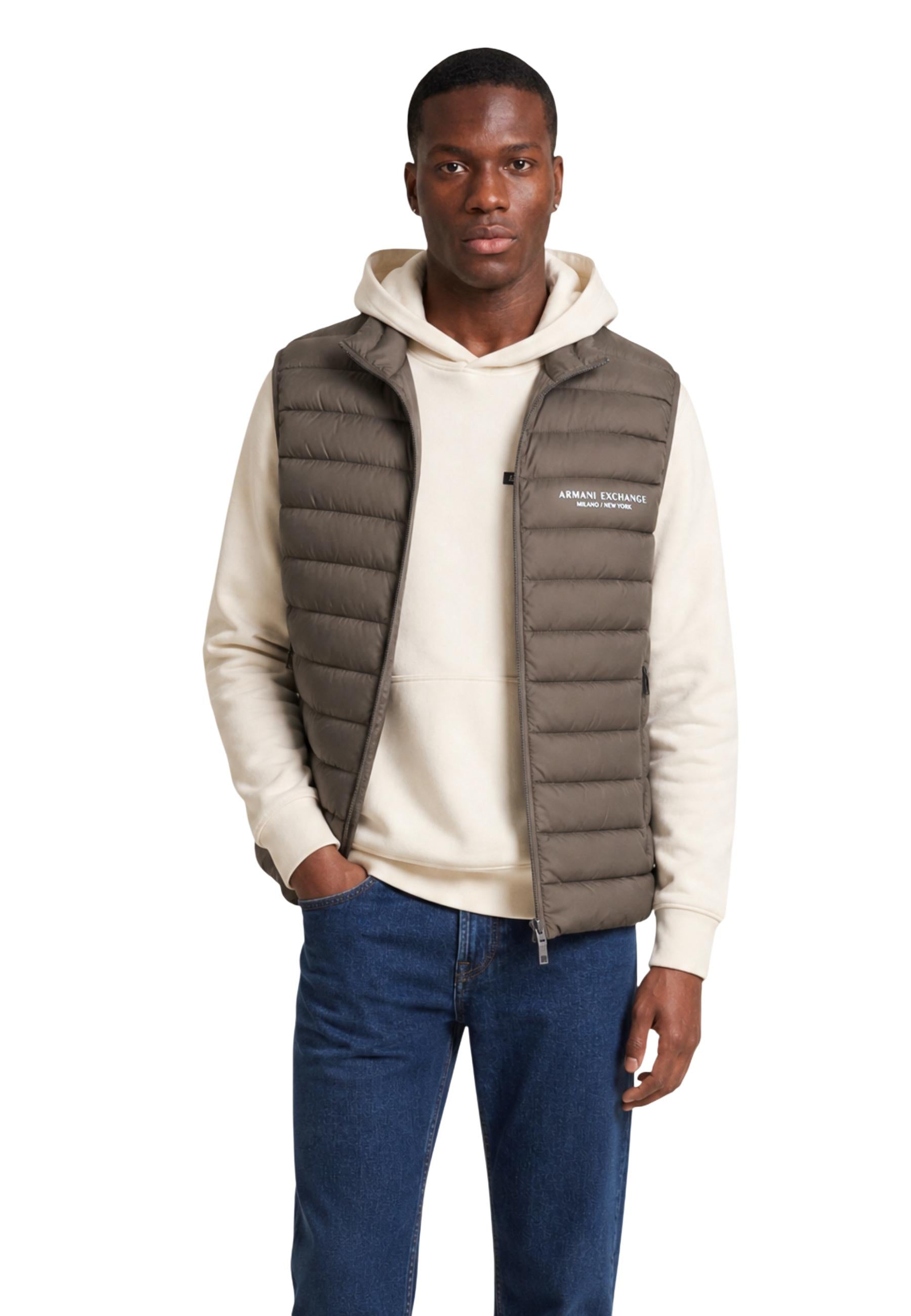 Armani Exchange Vêtement homme Gilets — brown