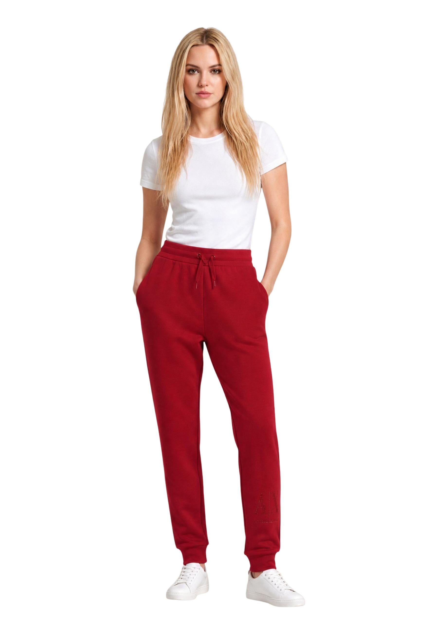 Armani Exchange Pantalon femme Pantalons — red